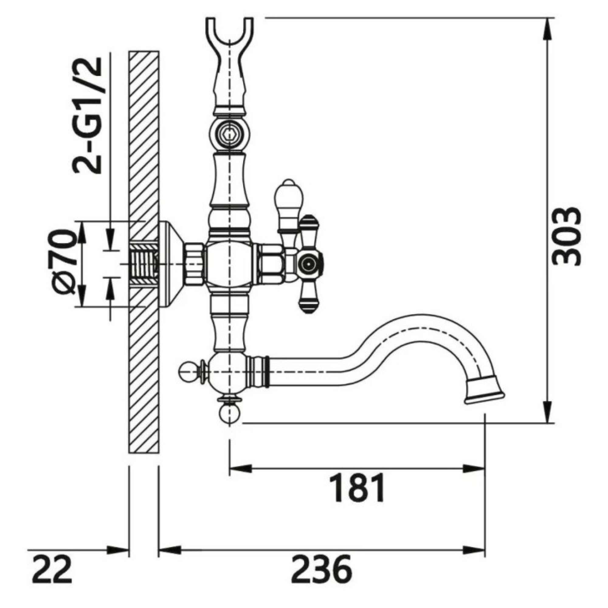 Смеситель Vieir V370131-E фото-6