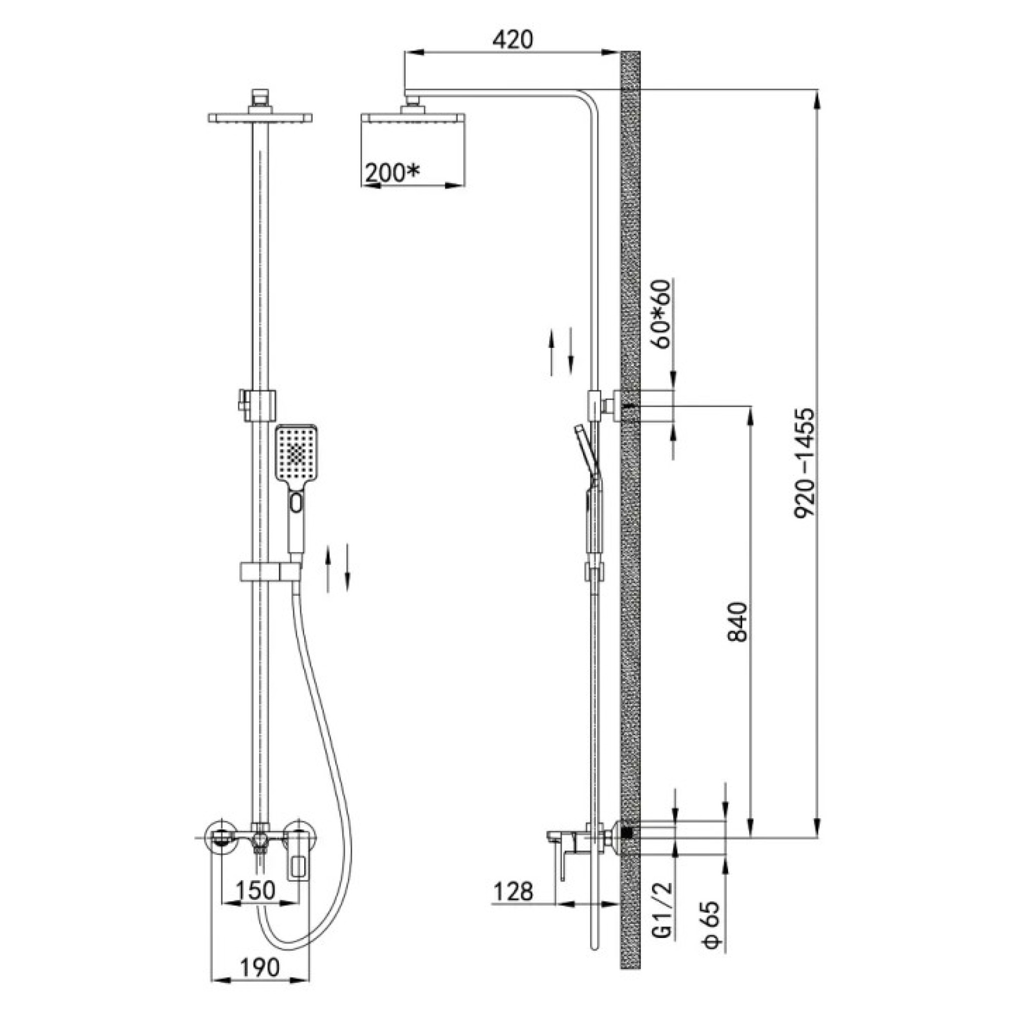 Душевая система  Vieir V353562 - фото2