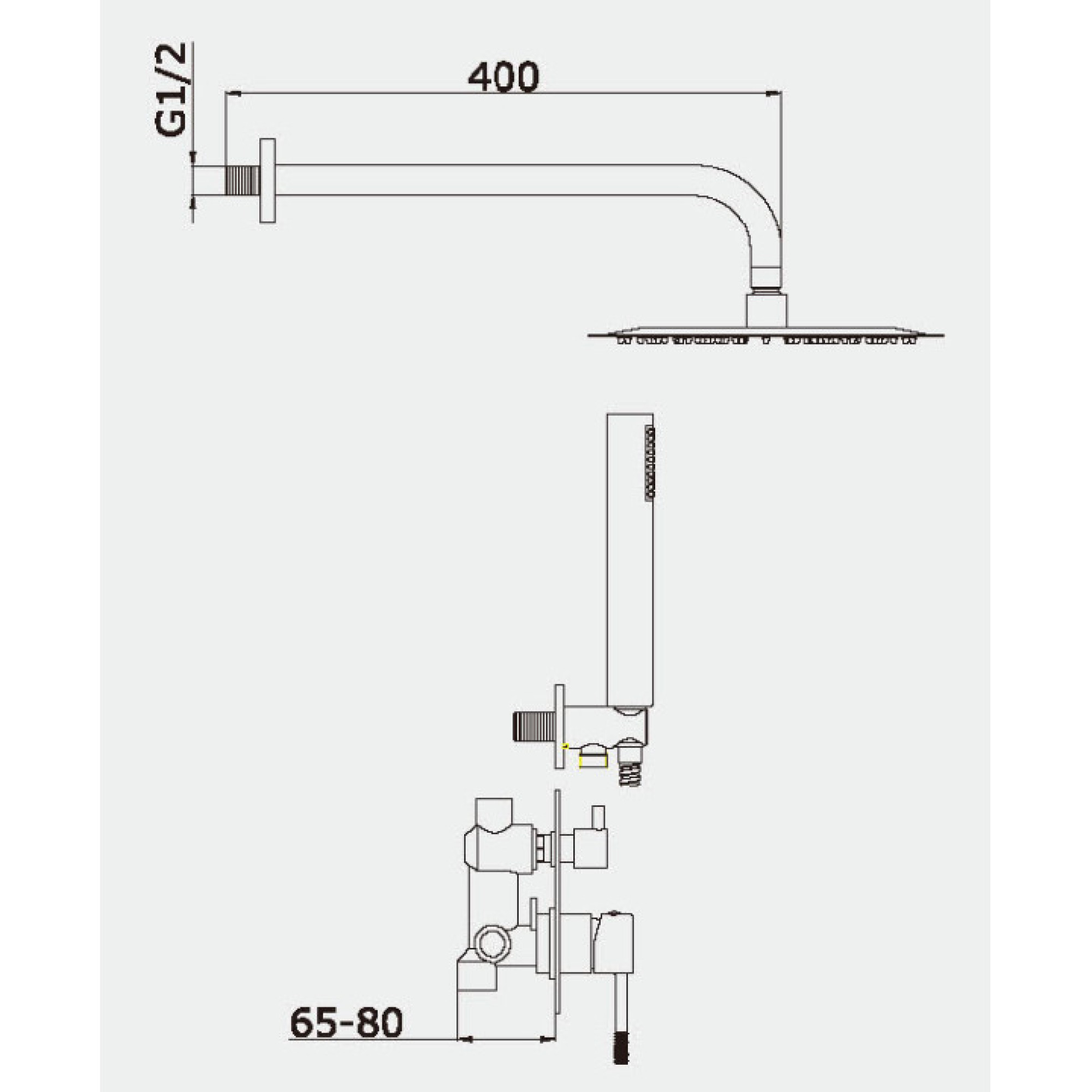 Душевая система  Vieir V403563-F фото-3