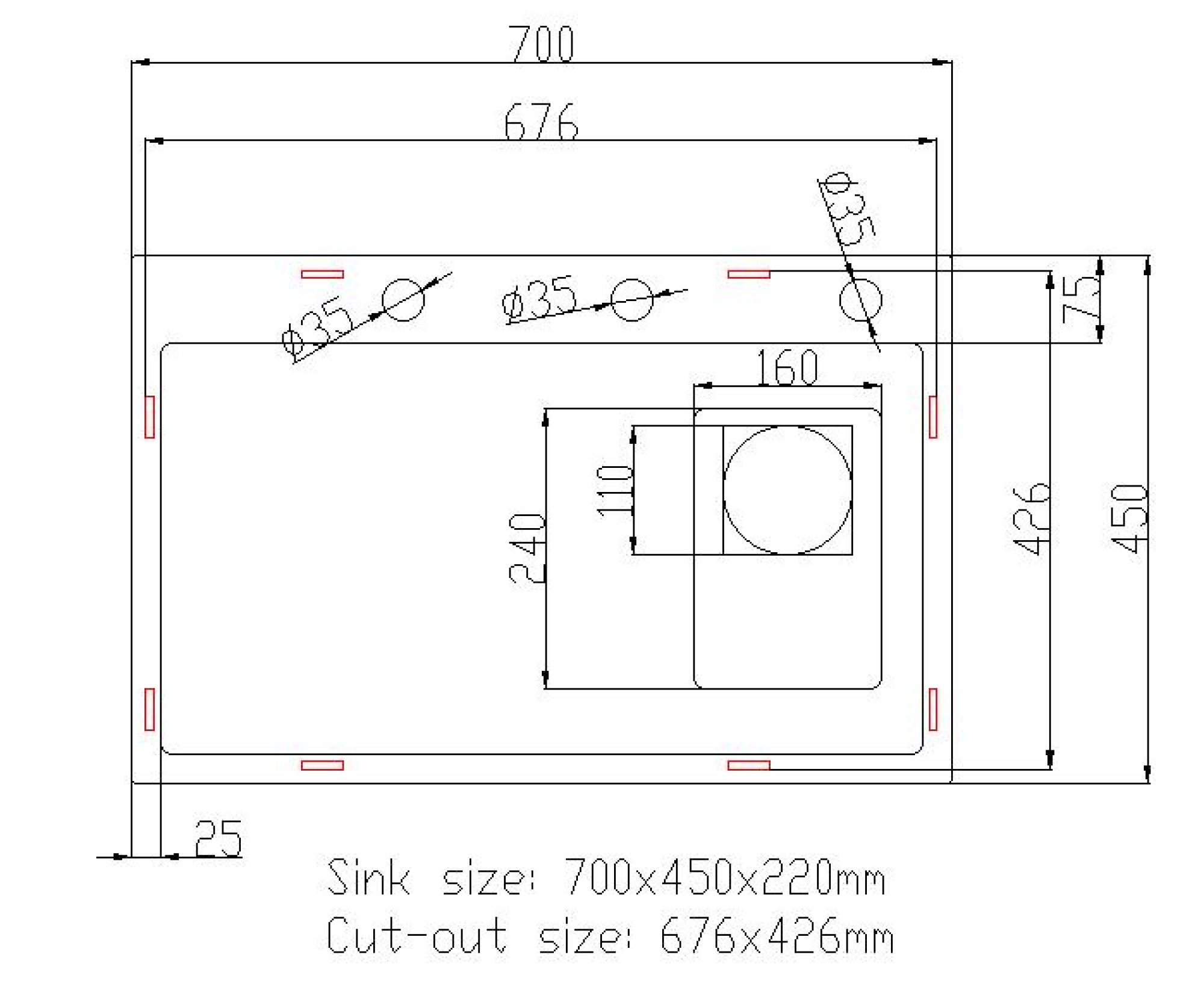 Кухонная мойка Stellar Decor S7045NB-A-D (нано черный, c доской) фото-9