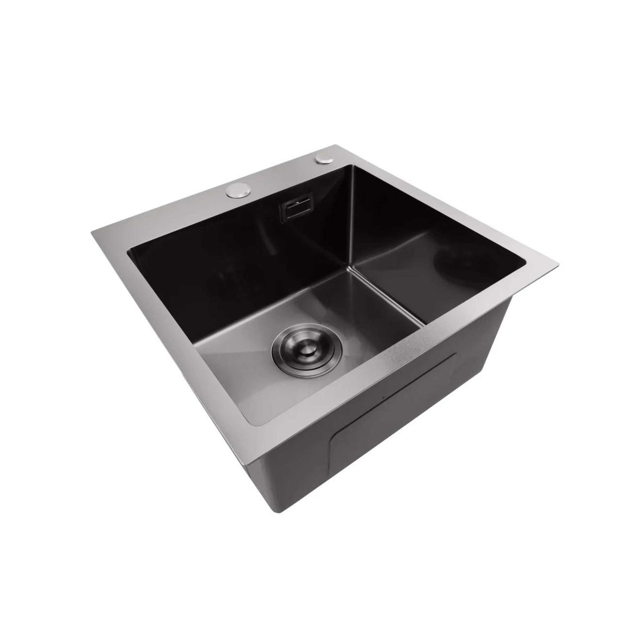 Кухонная мойка Stellar E4444NB (нано черный) - фото2