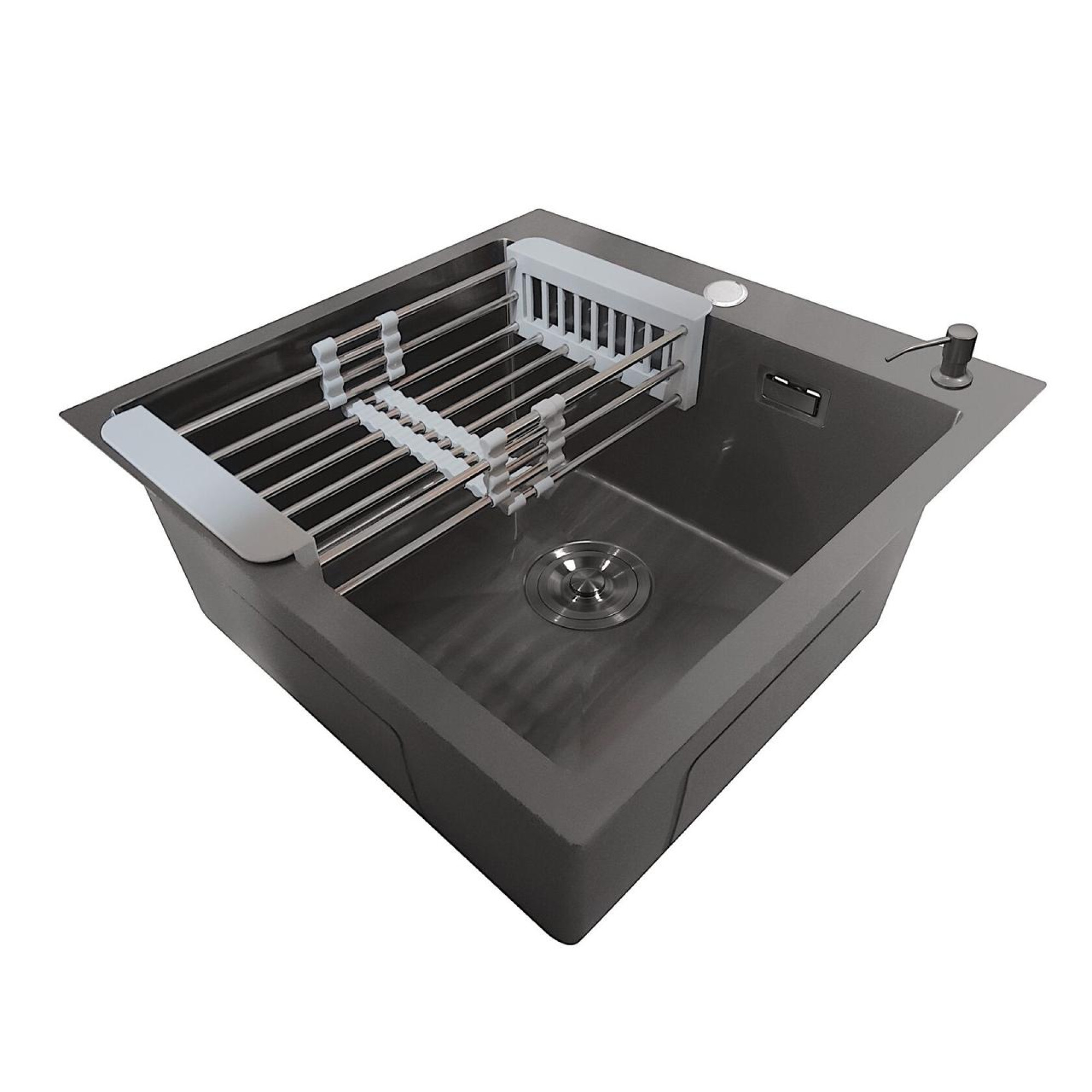 Кухонная мойка Stellar Nano E5050GE (серый) фото-6 Кухонная мойка Stellar Nano E5050GE (серый) фото-6