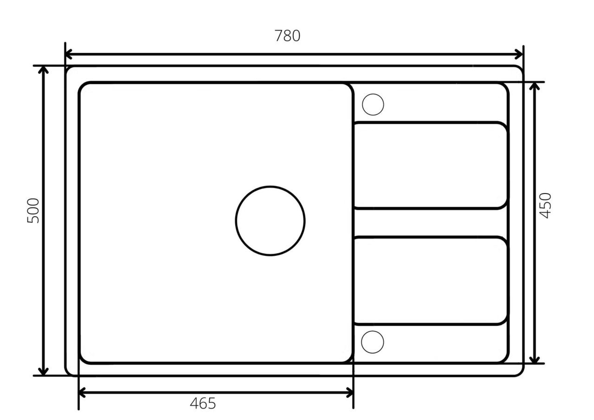Кухонная мойка ZorG Apollo 78 (серый жемчуг) фото-5