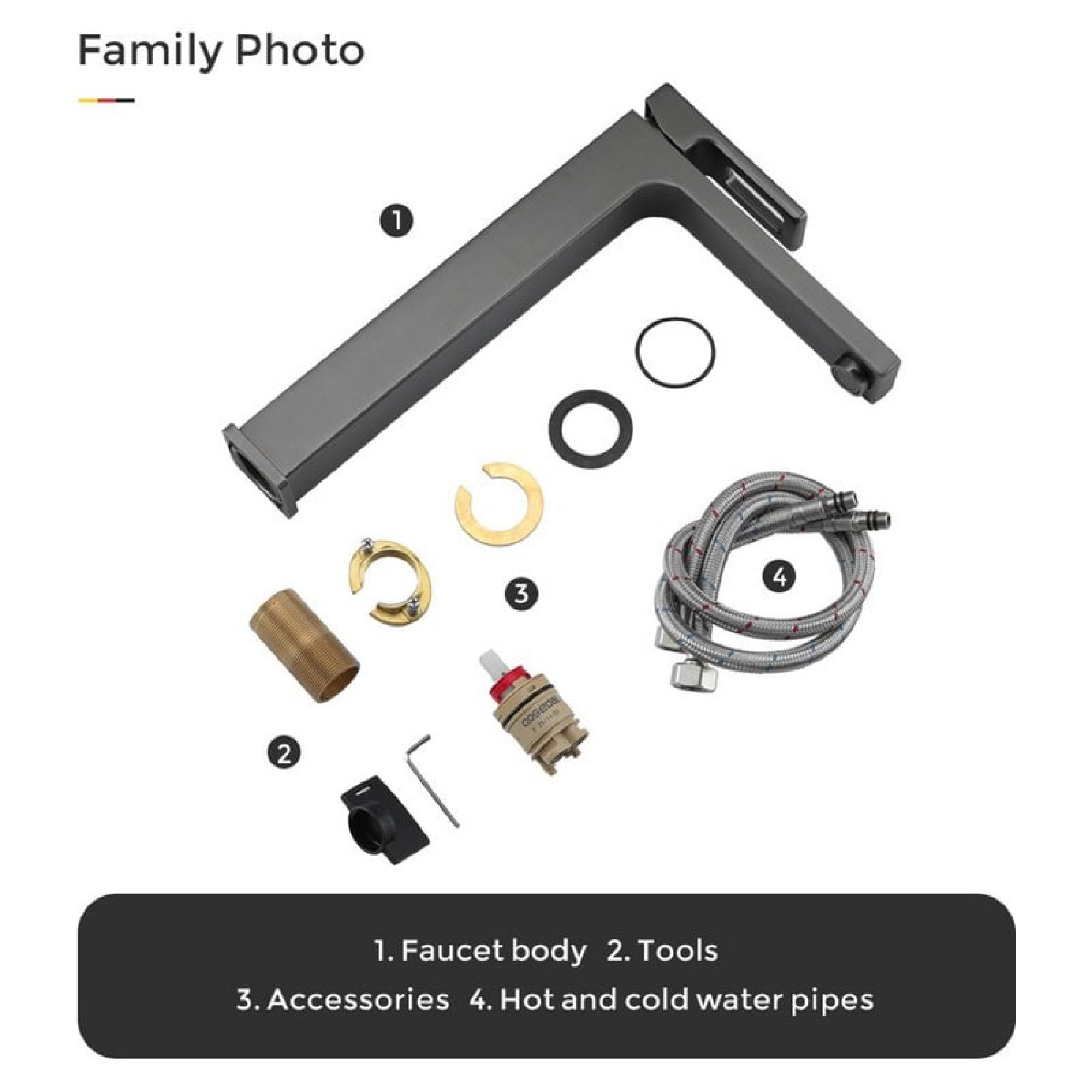 Смеситель Gappo G1017-92 фото-4