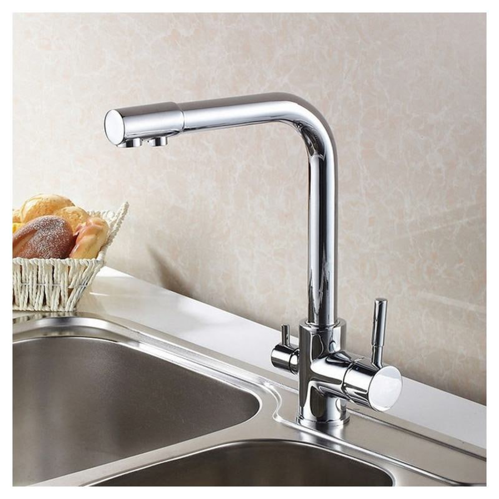 Смеситель Ledeme H55 L4055-3 (хром) - фото1