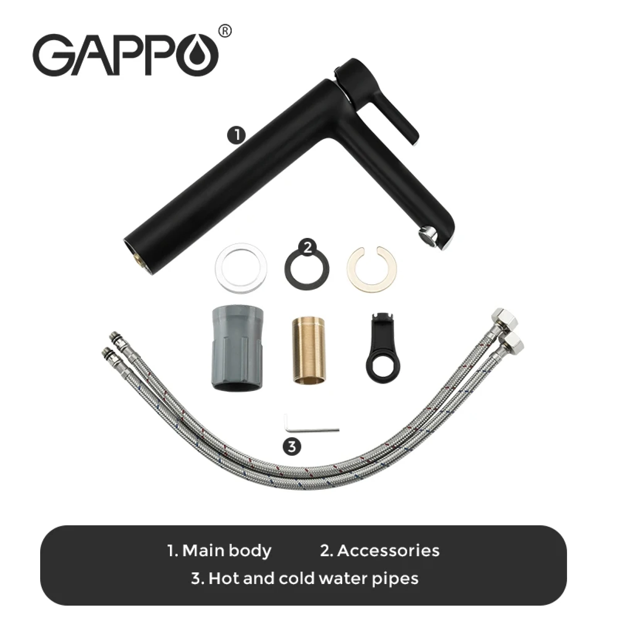 Смеситель Gappo G1003-16 фото-4