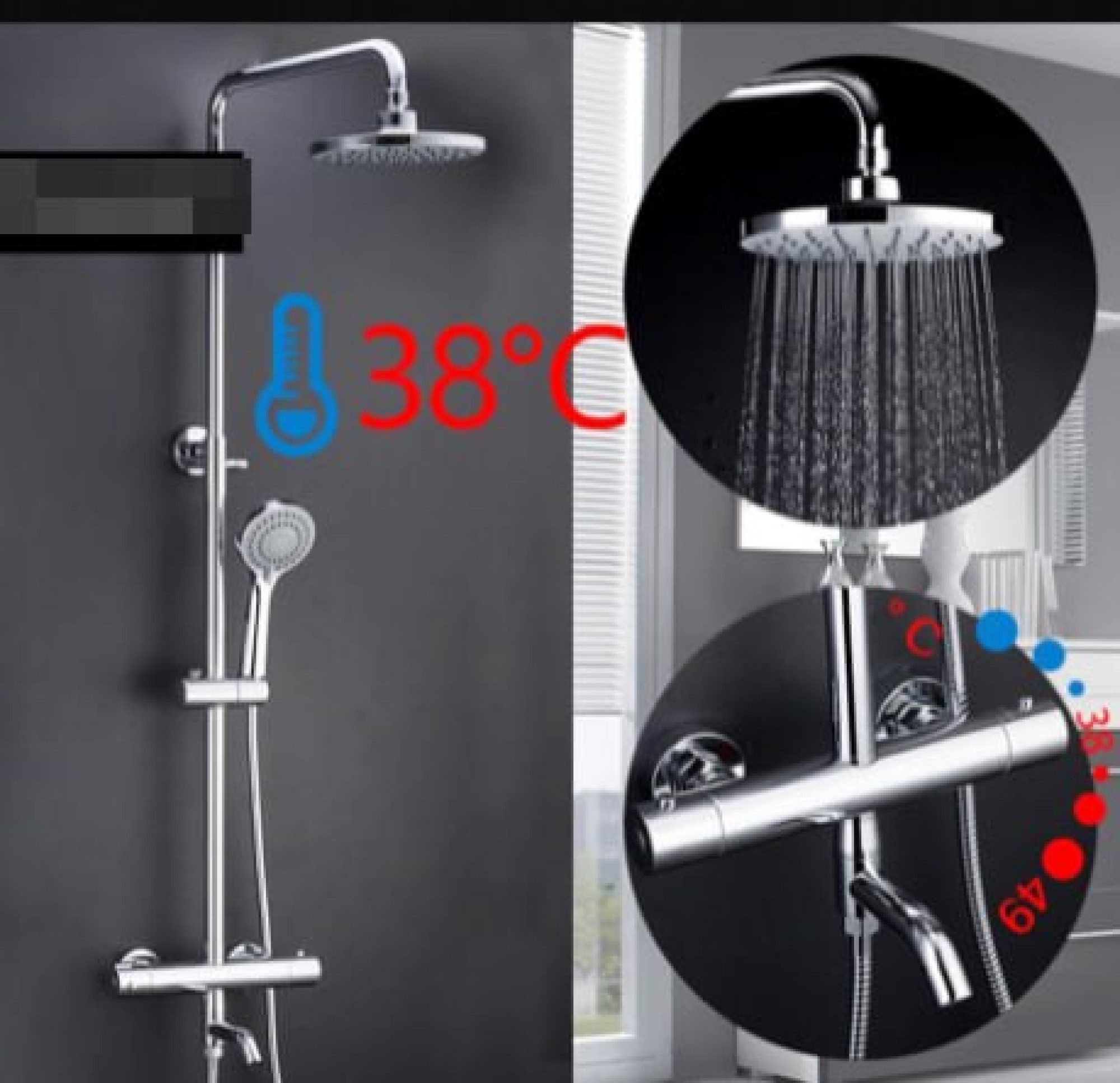 Душевая система Ledeme L2422 - фото1 Душевая система Ledeme L2422 - фото1