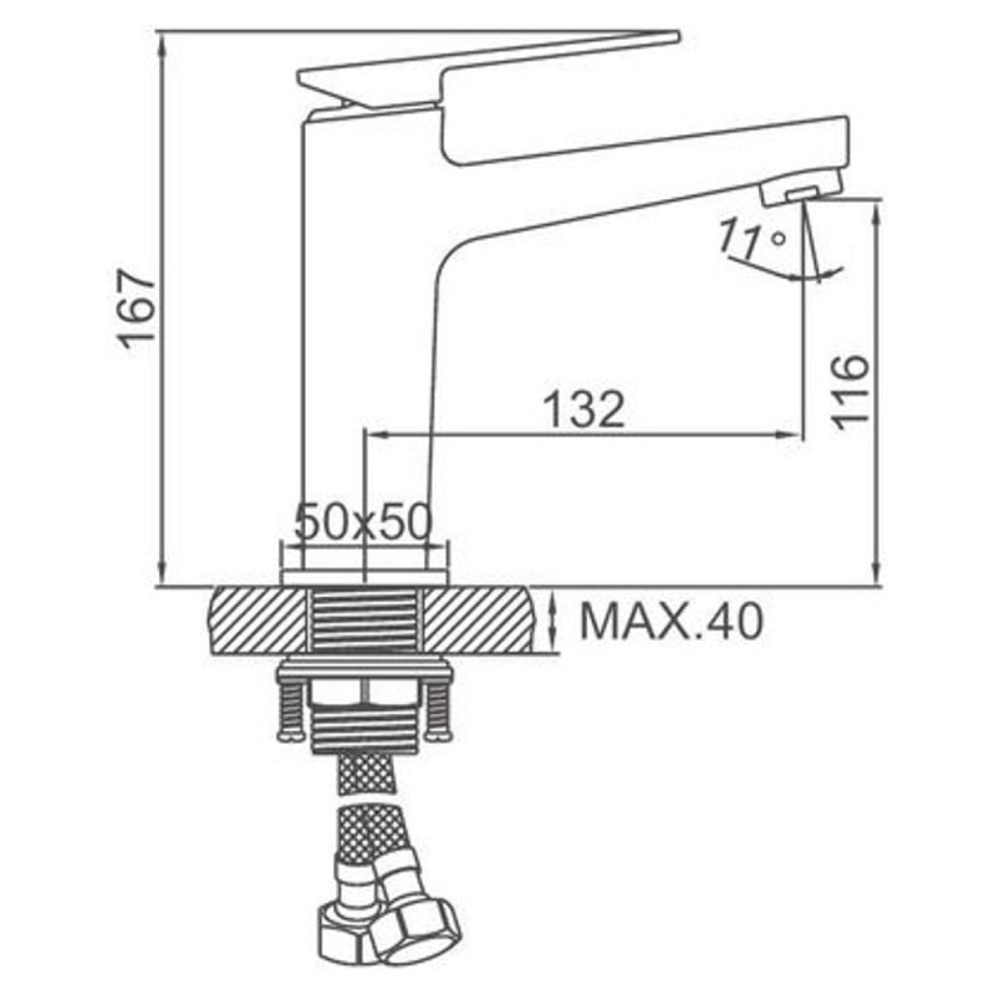 Смеситель Ledeme L1078 фото-4