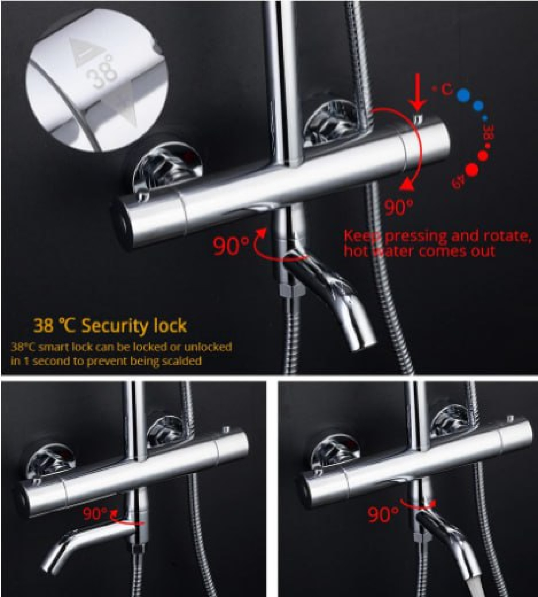 Душевая система  Ledeme L2422 фото-3