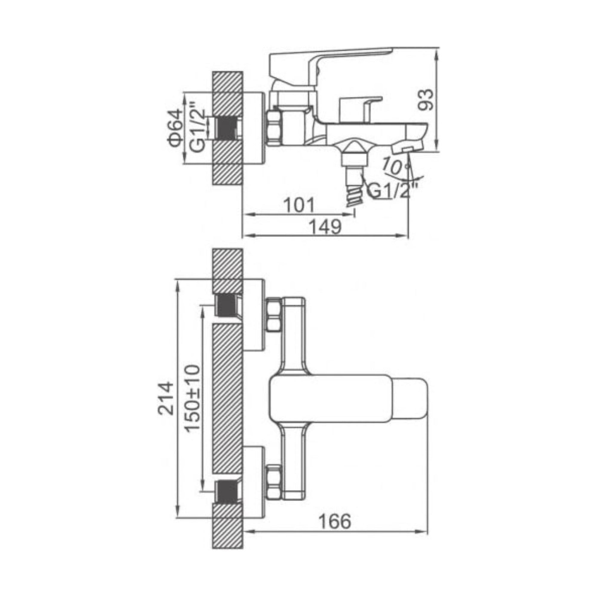 Смеситель Ledeme L3280Y фото-3