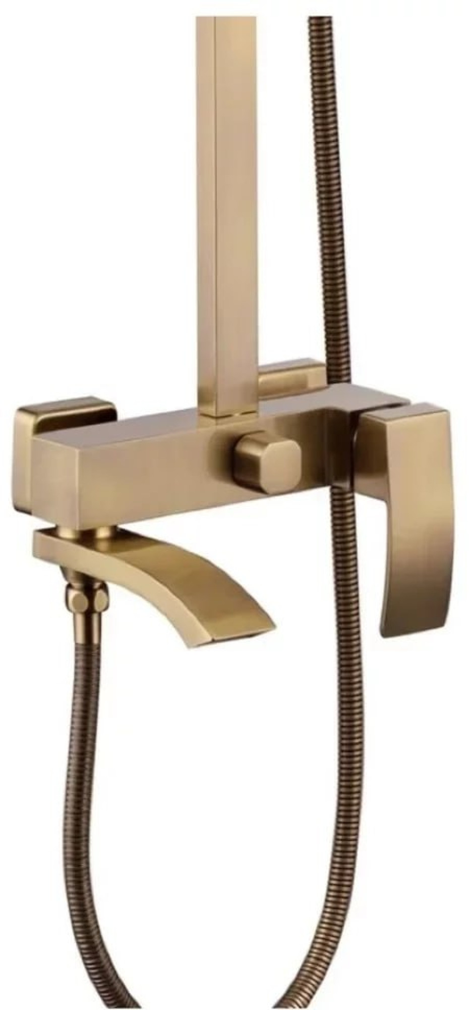 Комплект Grocenberg  #07BR Душевая система Grocenberg GB7007-1, смеситель Grocenberg GB2007, гигиенический душ Grocenberg GB002 в цвете бронза фото-5