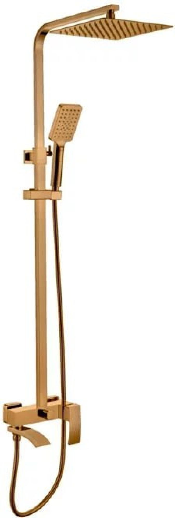 Комплект Grocenberg  #07BR Душевая система Grocenberg GB7007-1 и смеситель Grocenberg GB3007 в цвете бронза фото-9