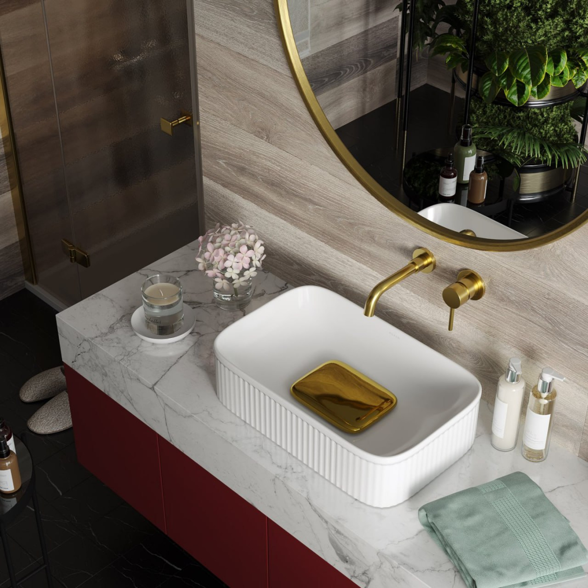 Умывальник Roxen Pablo Gold 570205 фото-3