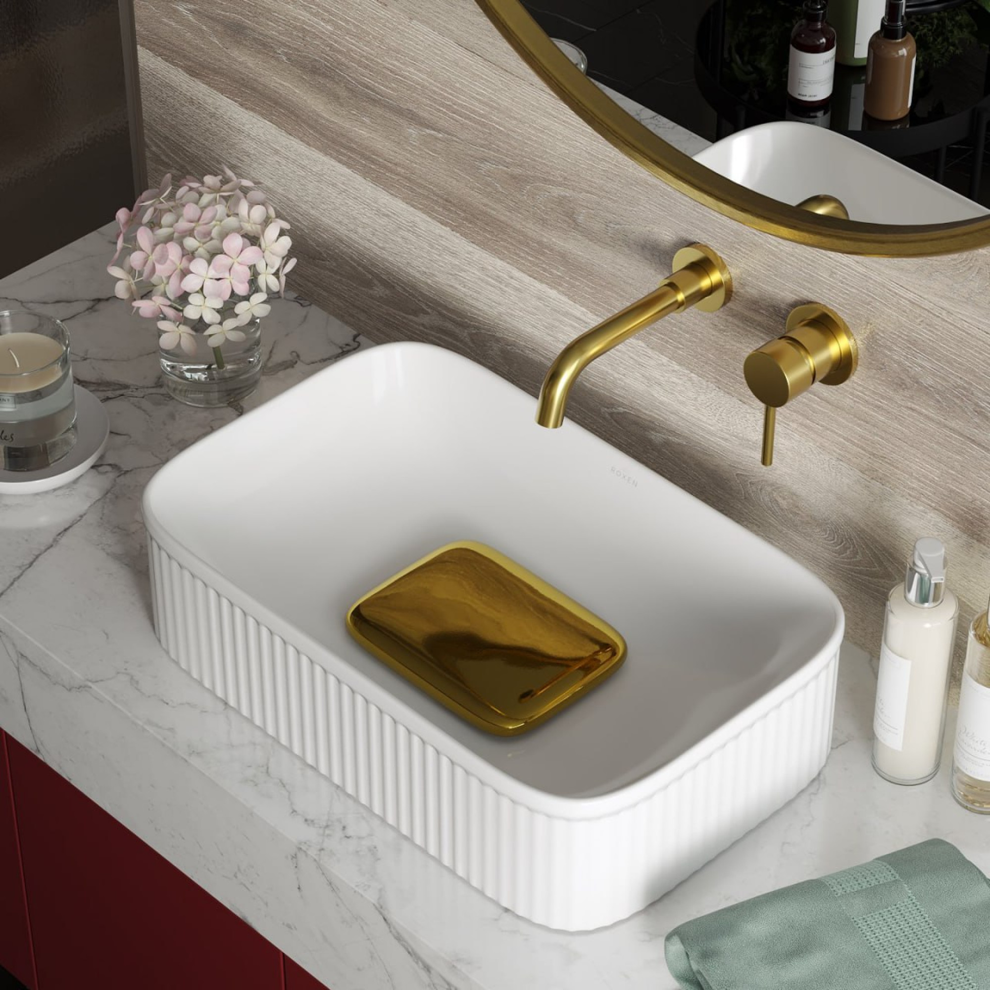 Умывальник Roxen Pablo Gold 570205 - фото1