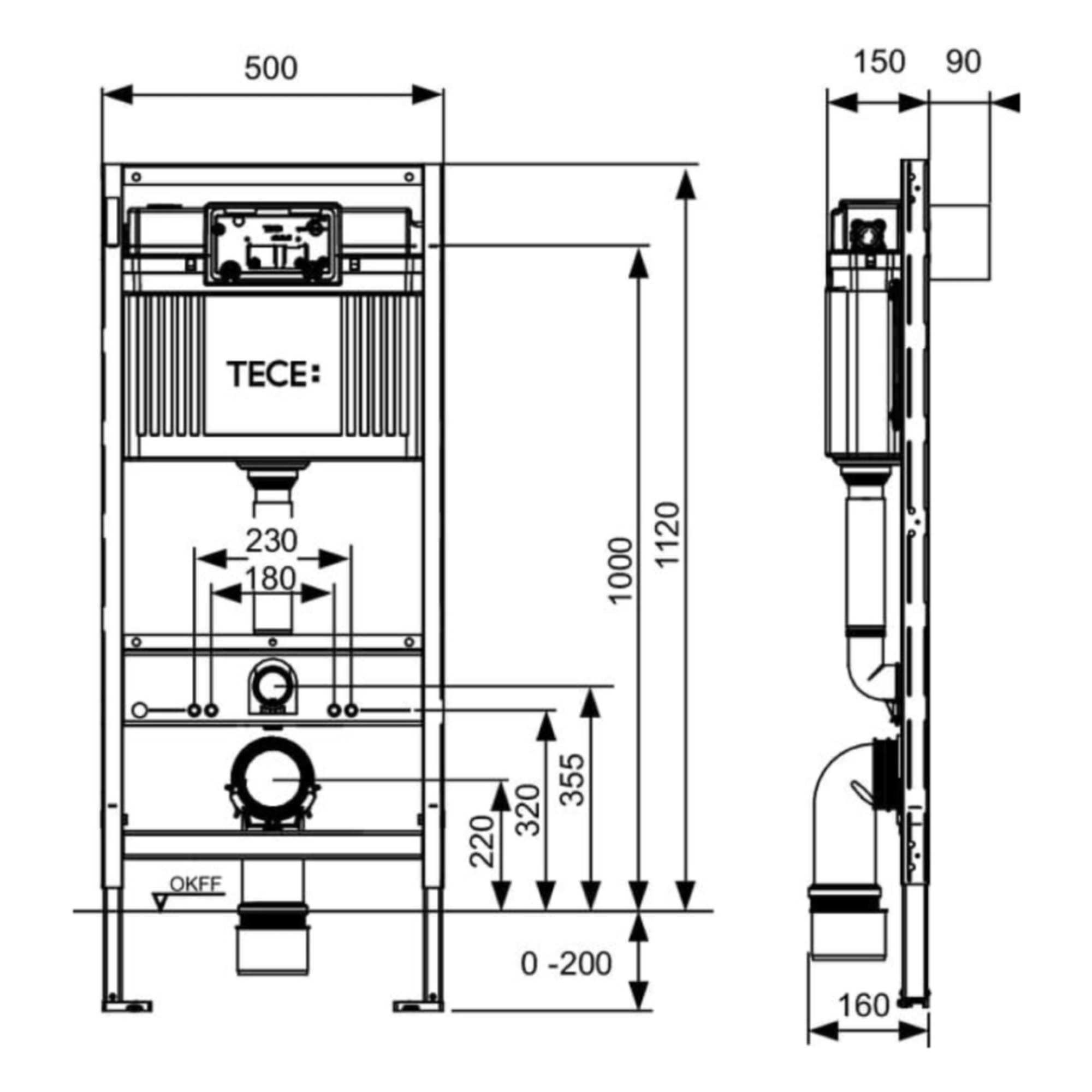 Инсталляция для унитаза Tece 9.300.302 - фото2
