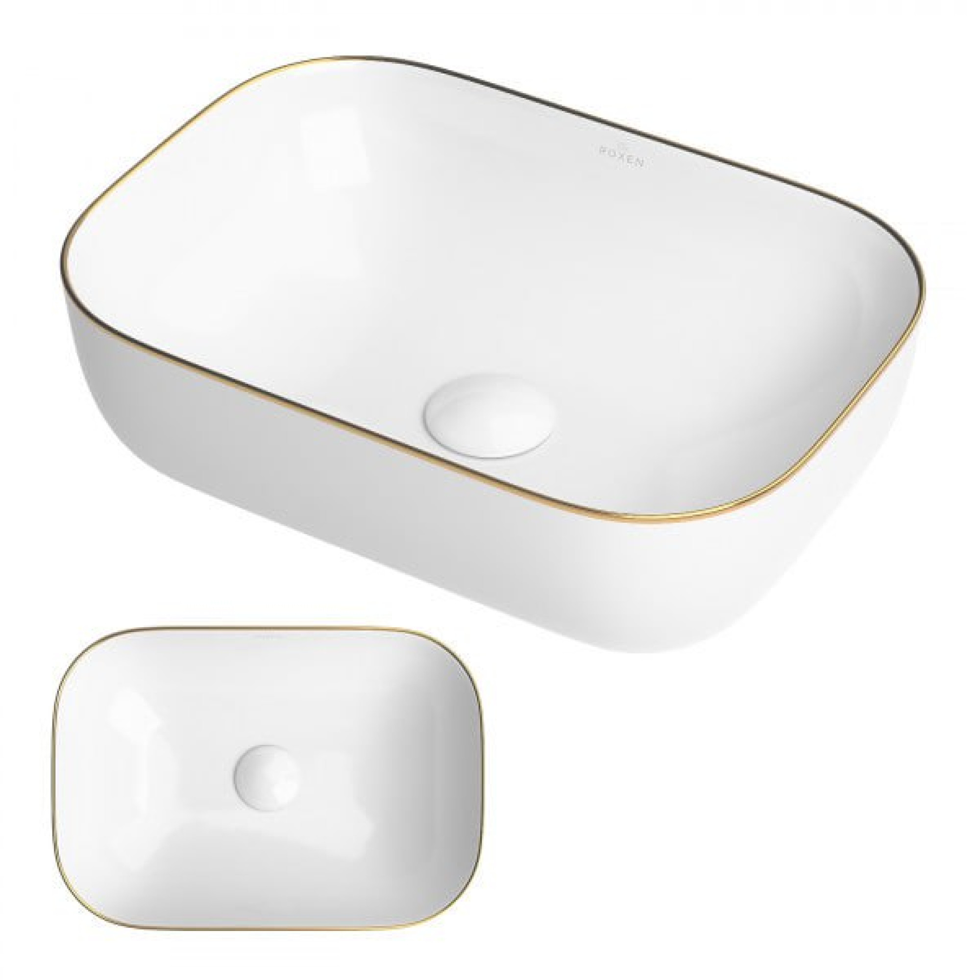 Умывальник Roxen Antares Gold 570160-G фото-6