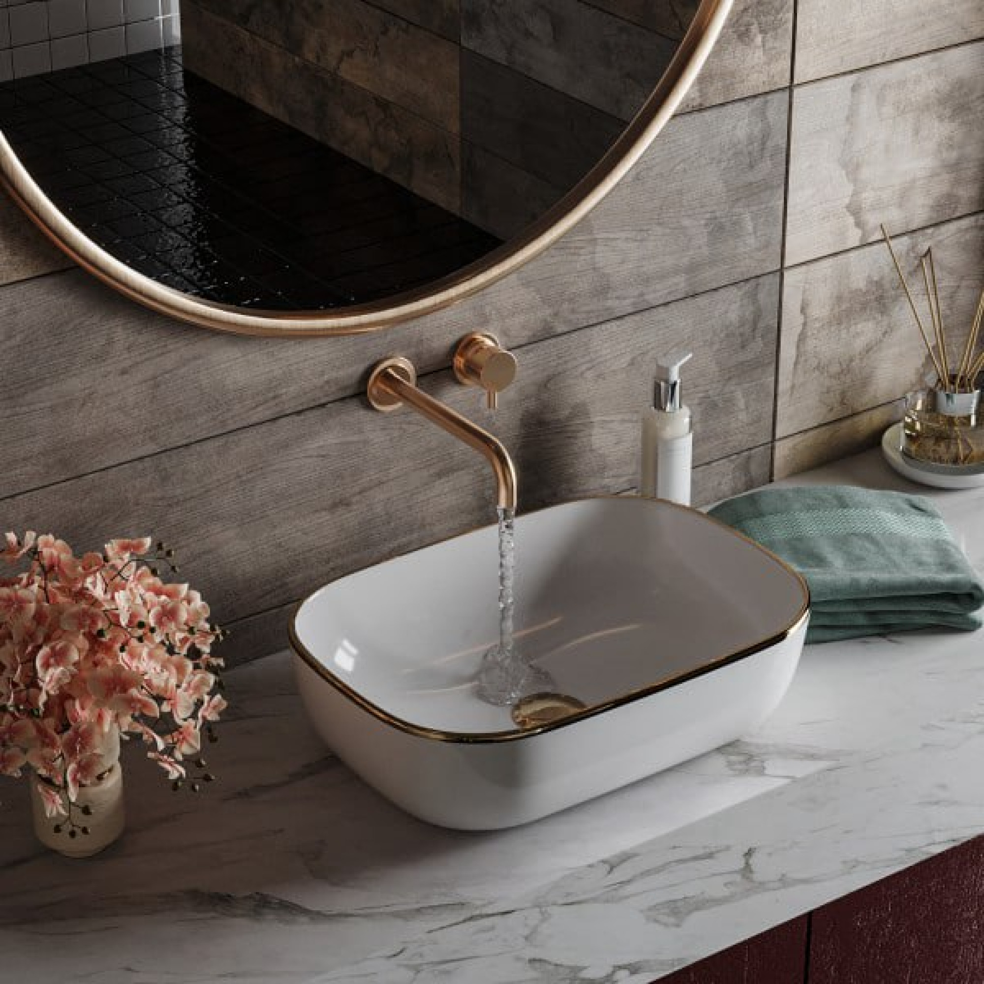 Умывальник Roxen Antares Gold 570160-G фото-4