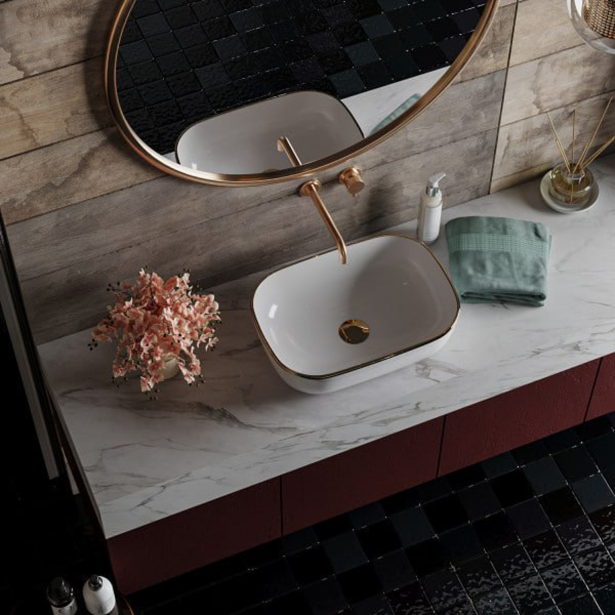 Умывальник Roxen Antares Gold 570160-G фото-5