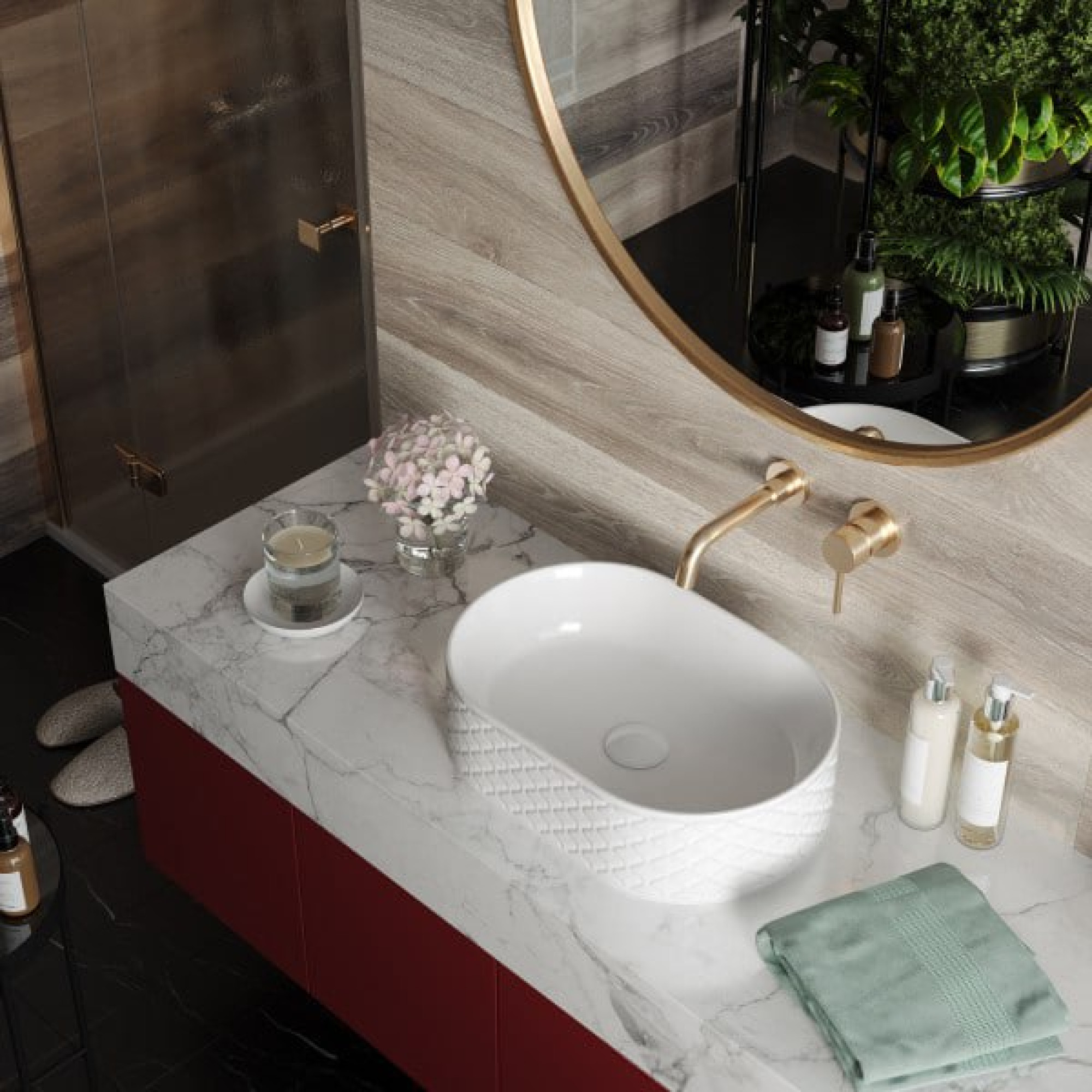 Умывальник Roxen Vine Oval 570240 - фото2