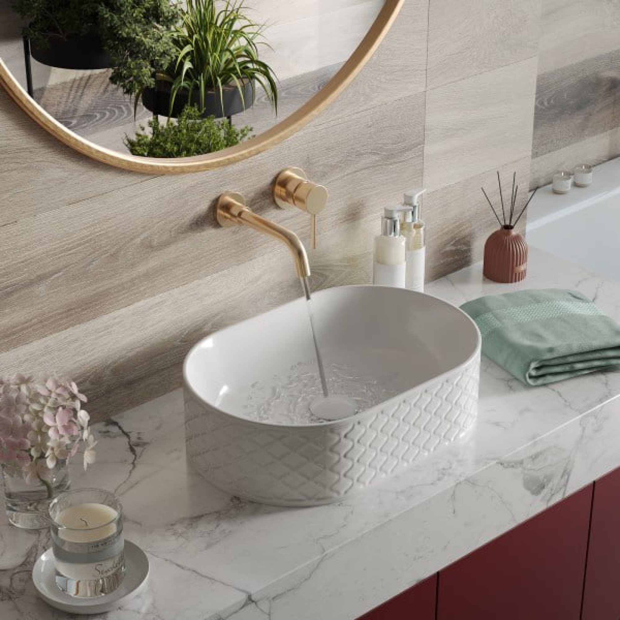 Умывальник Roxen Vine Oval 570240 фото-3