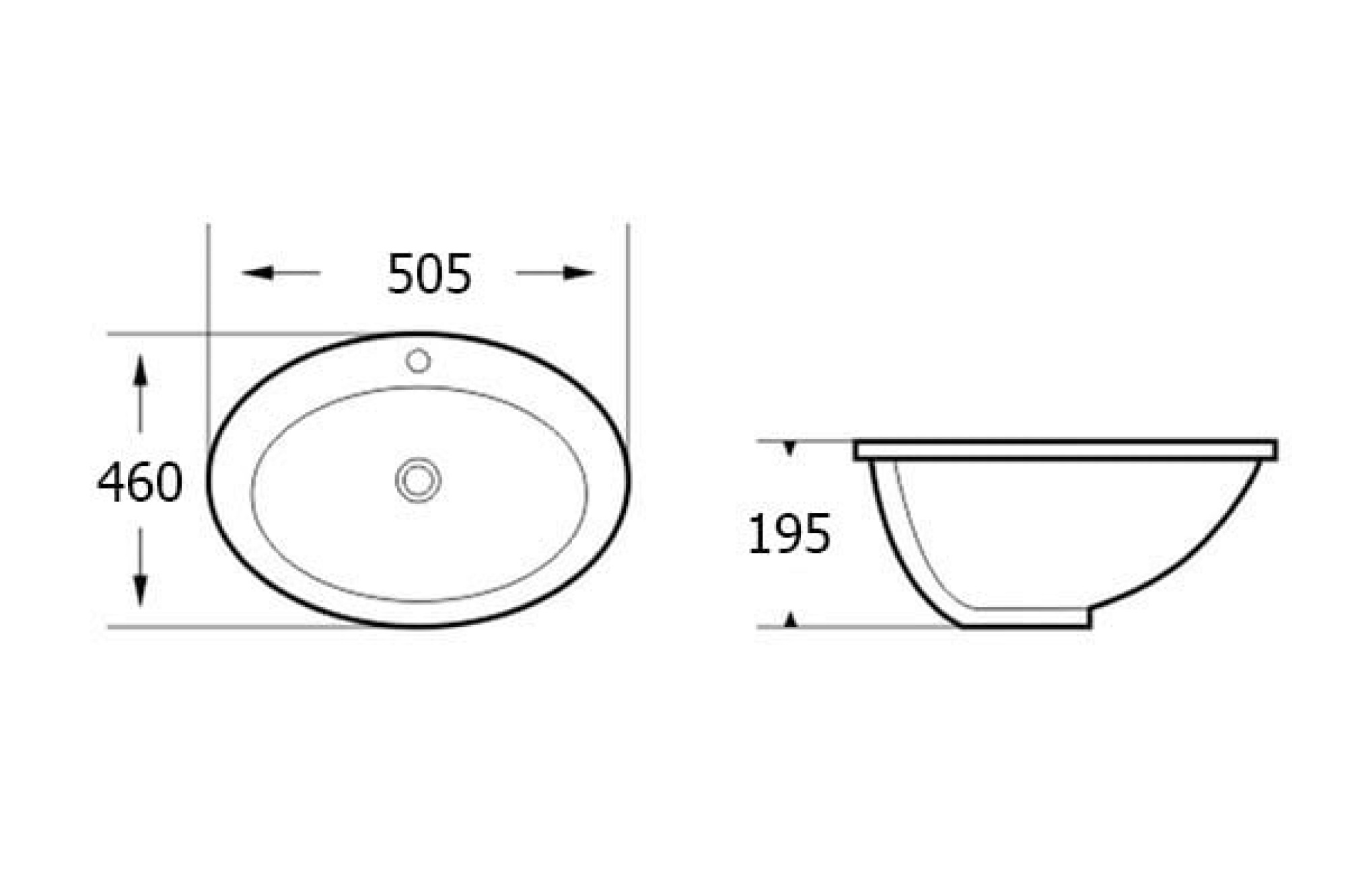 Умывальник Roxen Tierra 570150 фото-4