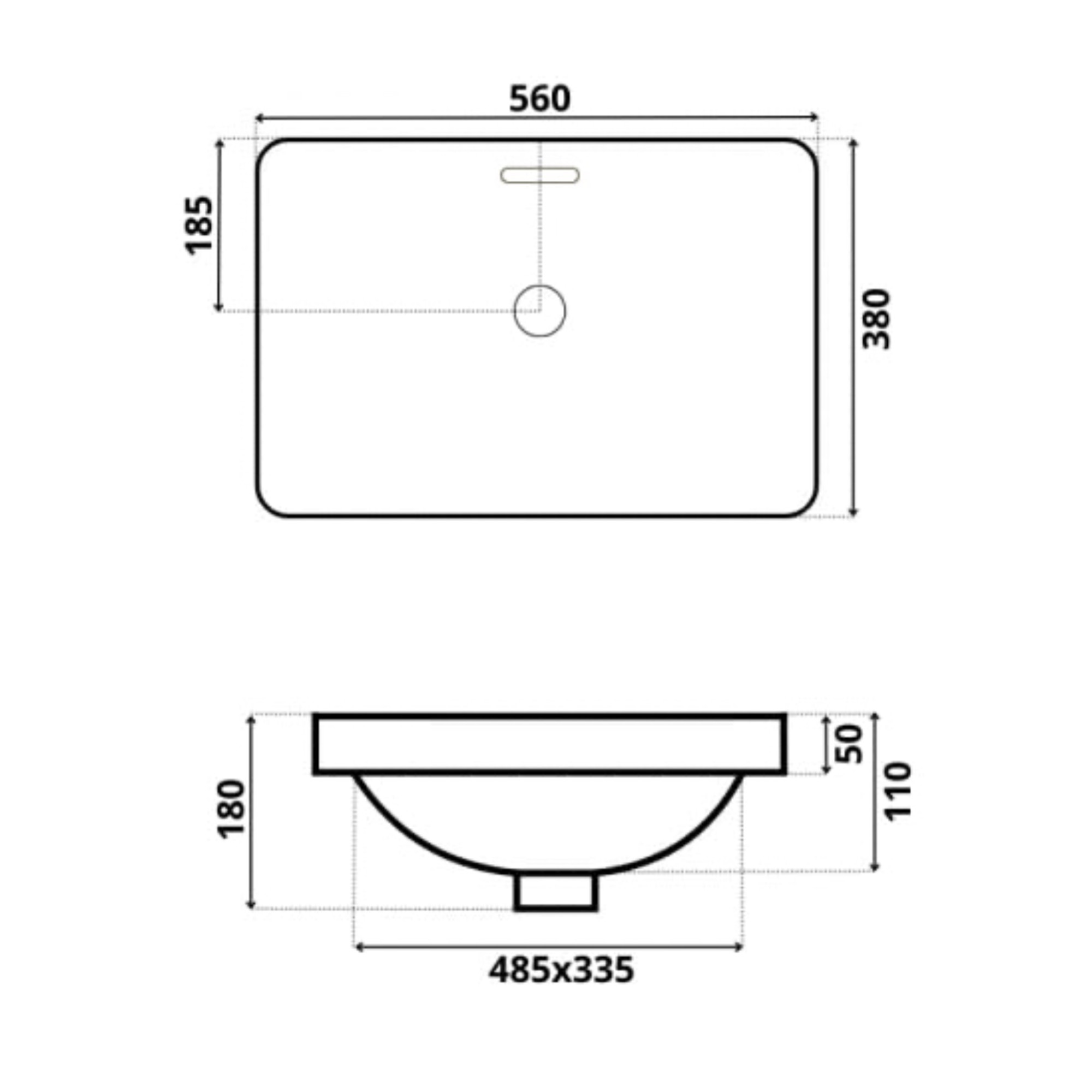 Умывальник Roxen Axel 570255 фото-5