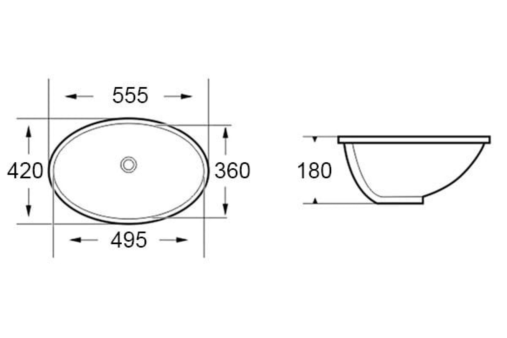 Умывальник Roxen Sopra 570140 фото-7