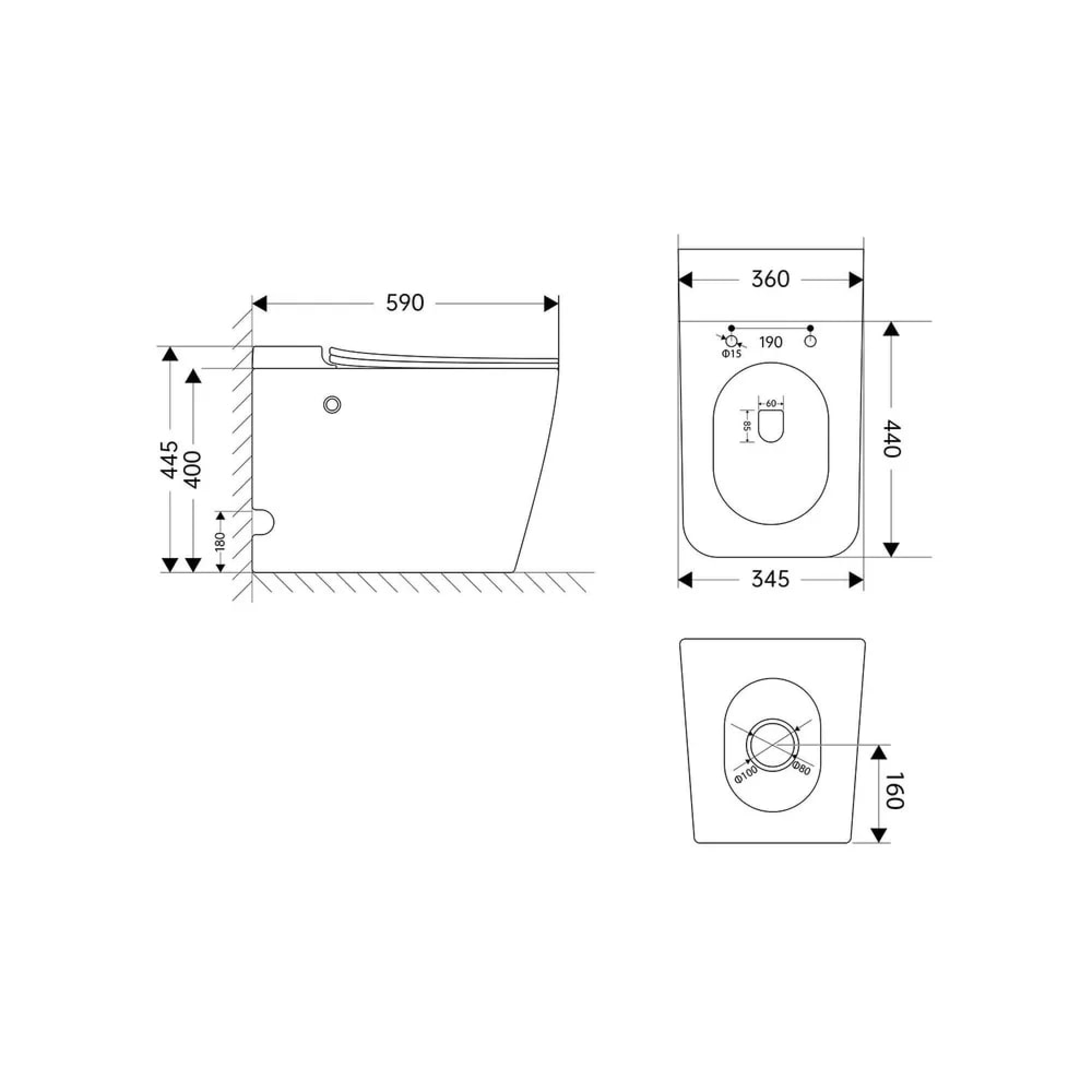 Напольный унитаз Lucca Z19-78 Zandini фото-9