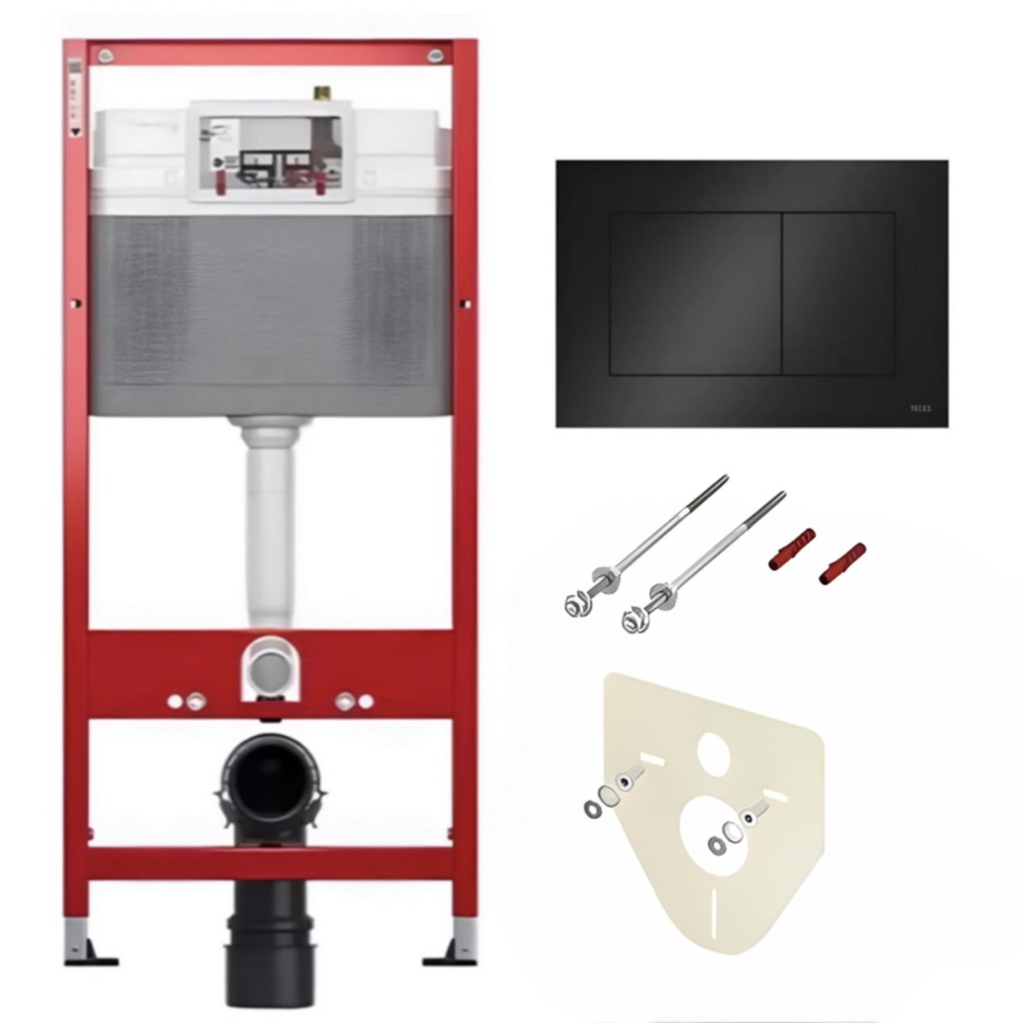 Инсталляция для унитаза Tece 9.400.414 + Подвесной унитаз CeramicaNova Forma CN3009 Rimless Soft Close безободковый фото-3