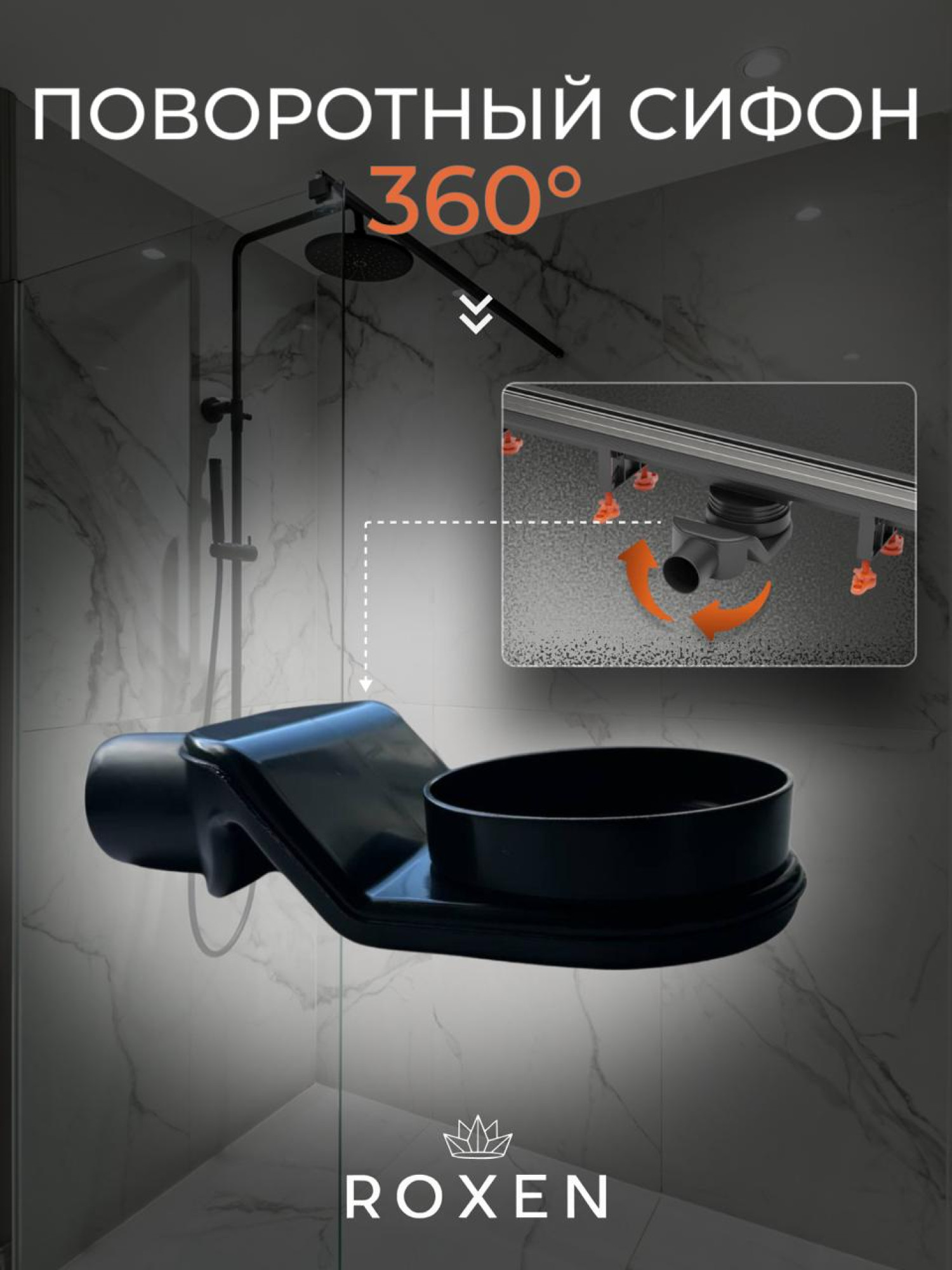 Трап/канал Roxen Razor 910100 фото-6