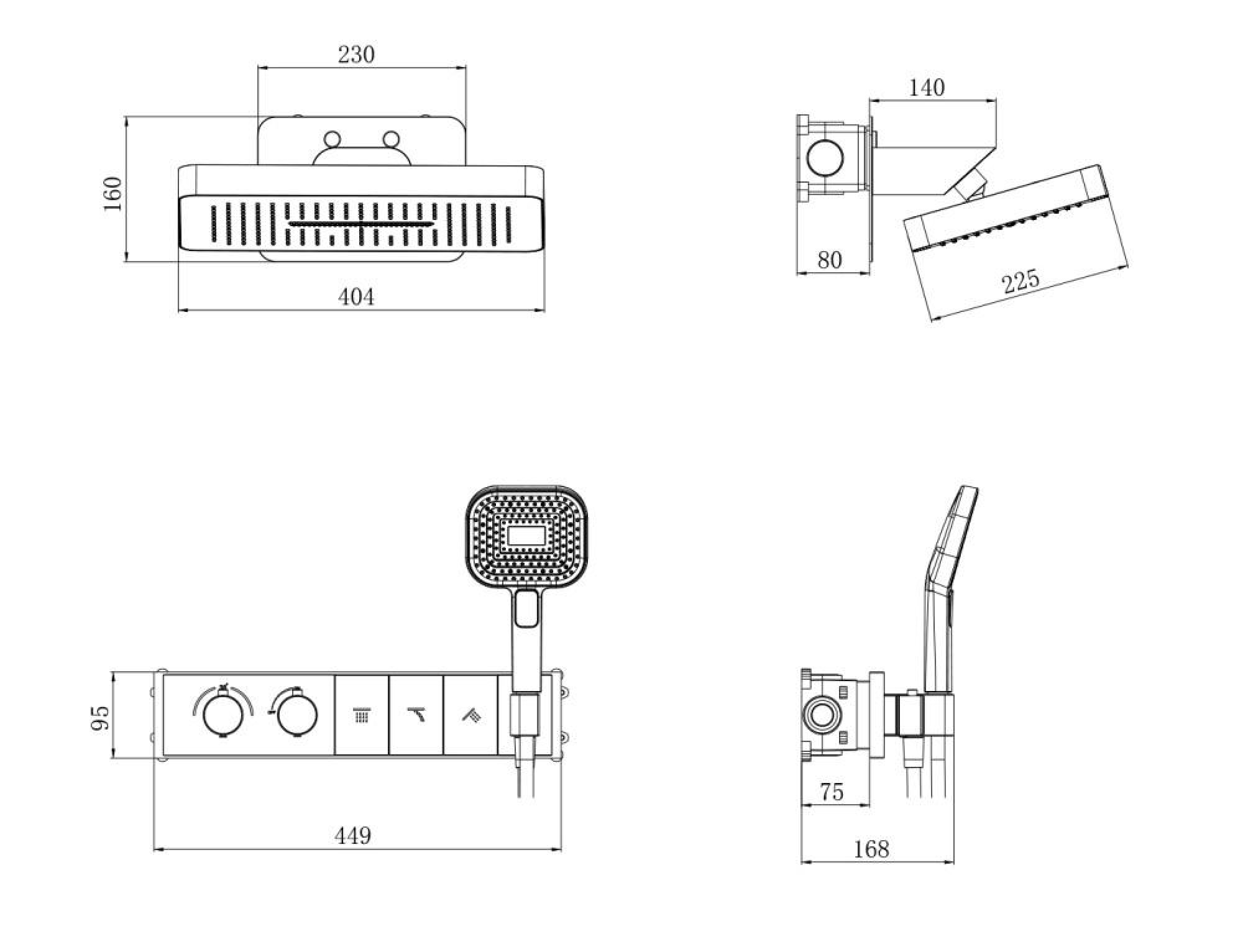 Душевая система Ganzer 55164-S фото-10