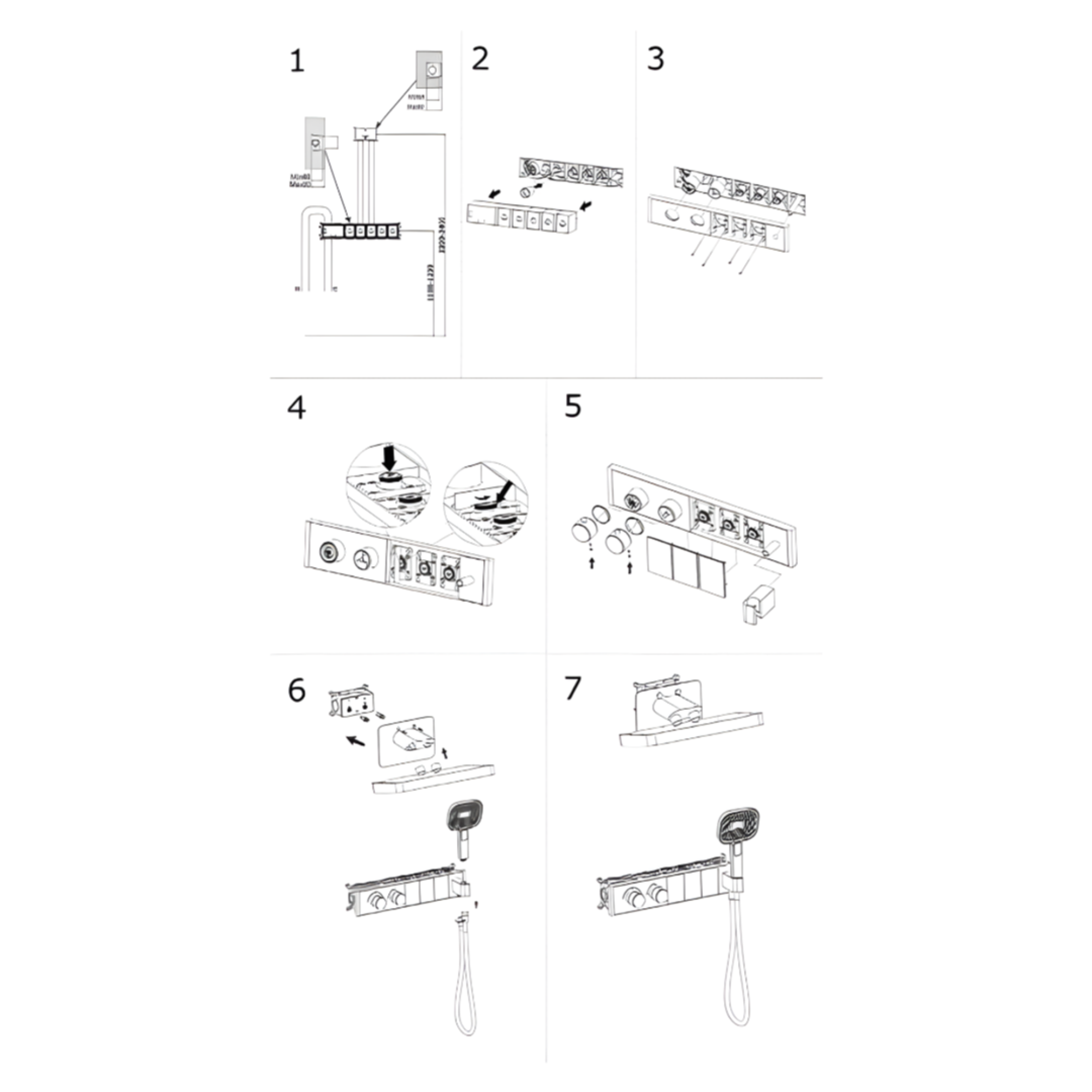 Душевая система Ganzer 55164 фото-4 Душевая система Ganzer 55164 фото-4