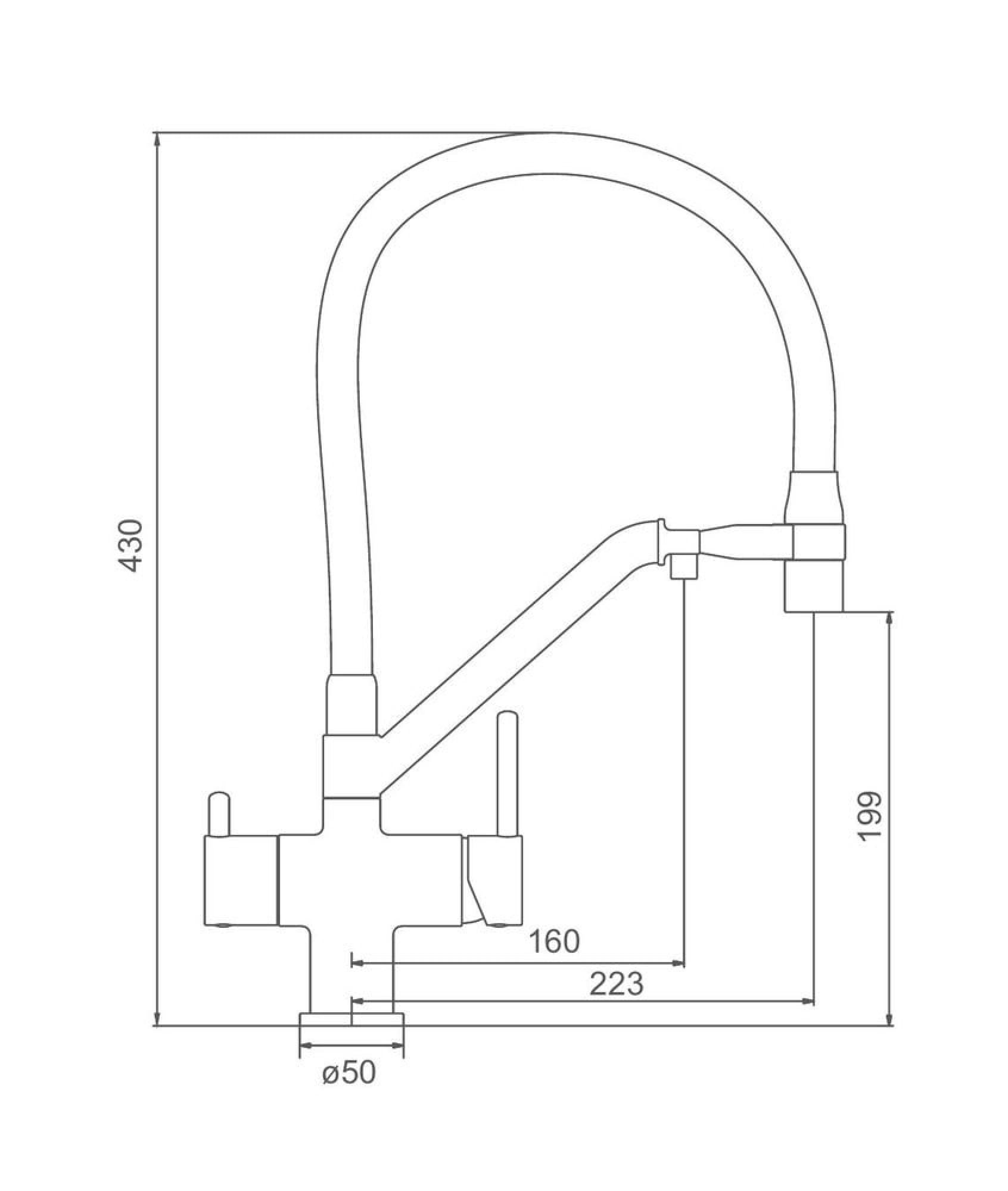 Смеситель Gappo G4398-81 фото-5