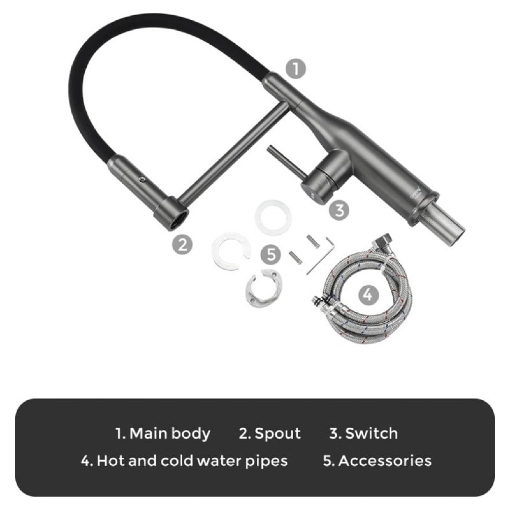 Смеситель Gappo G4398-51 фото-6