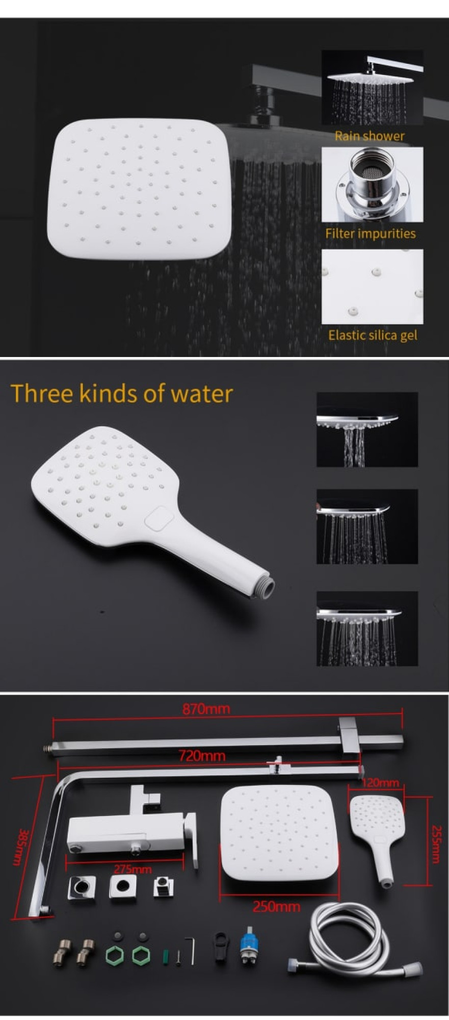 Душевая система  Gappo G2417-8 - фото2