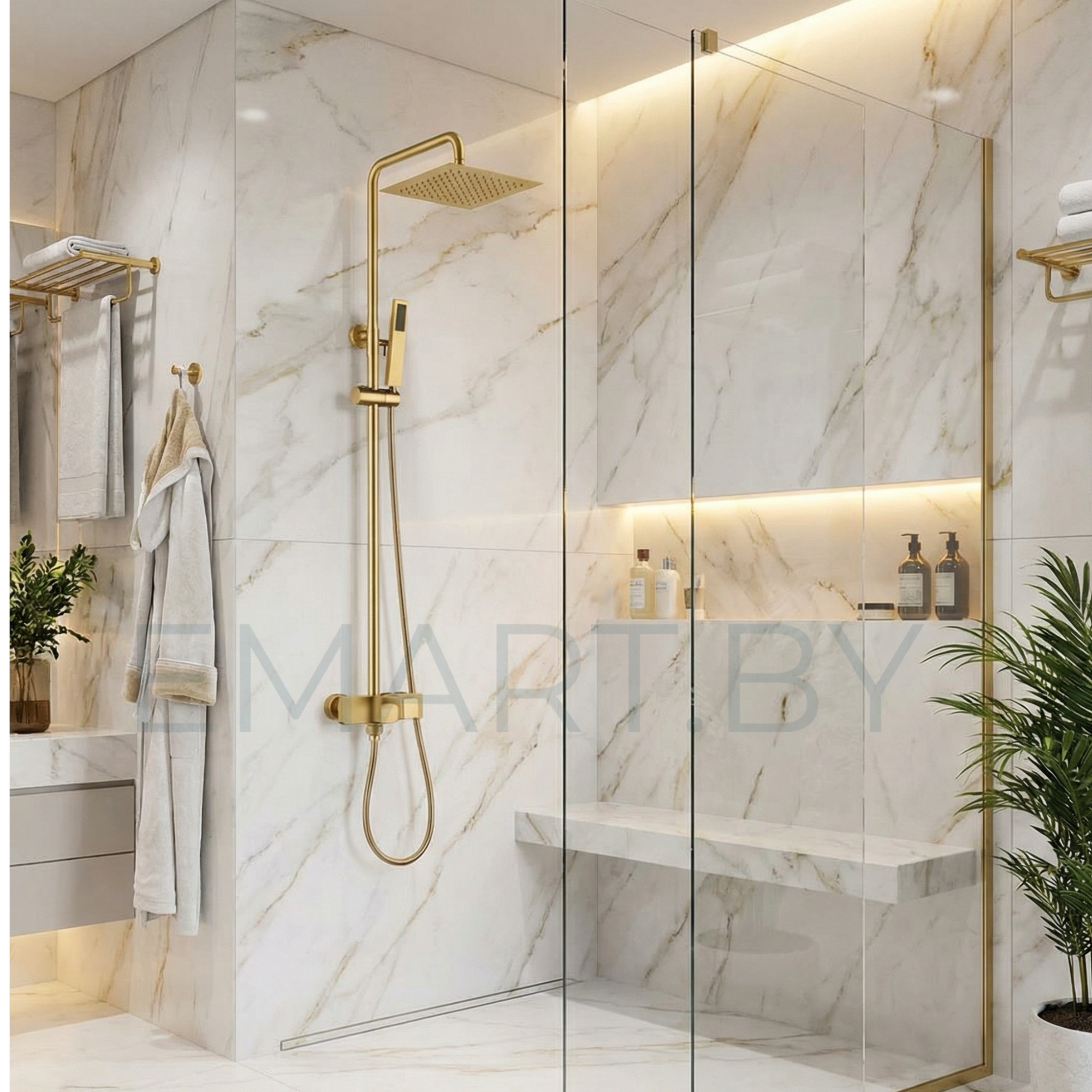 Комплект Grocenberg #90MG GB7090 + GB2090 золото матовое фото-5