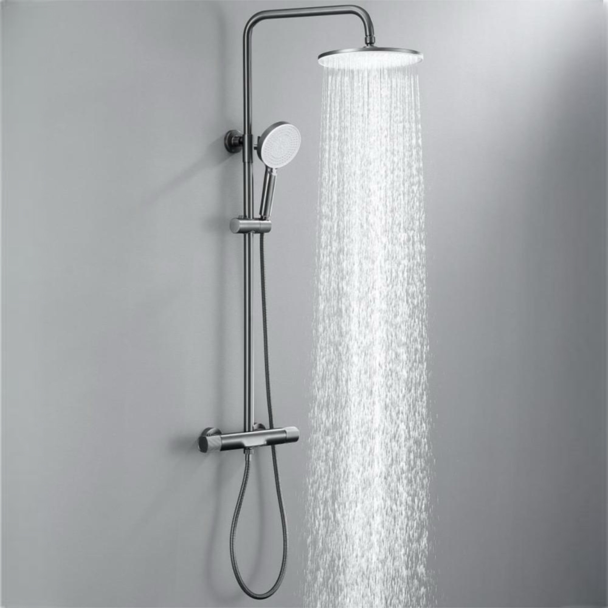 Душевая система Kern 5025GN графит - фото1 Душевая система Kern 5025GN графит - фото1