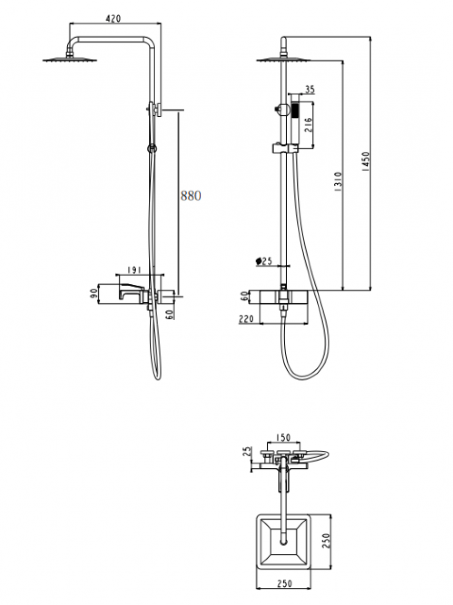 Комплект Grocenberg #90MG GB7090 + GB2090 золото матовое фото-8