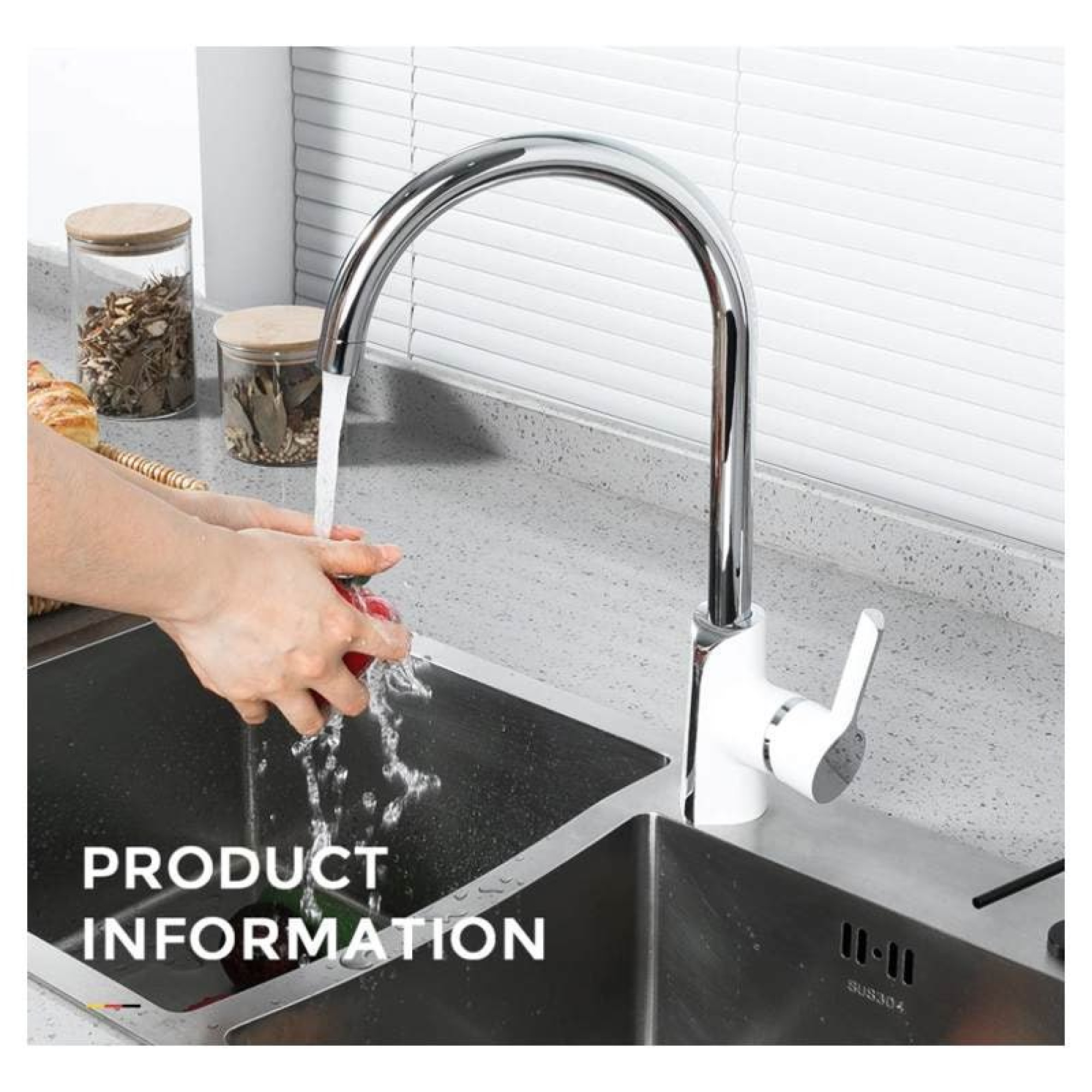 Смеситель Gappo G4003-8 - фото1 Смеситель Gappo G4003-8 - фото1