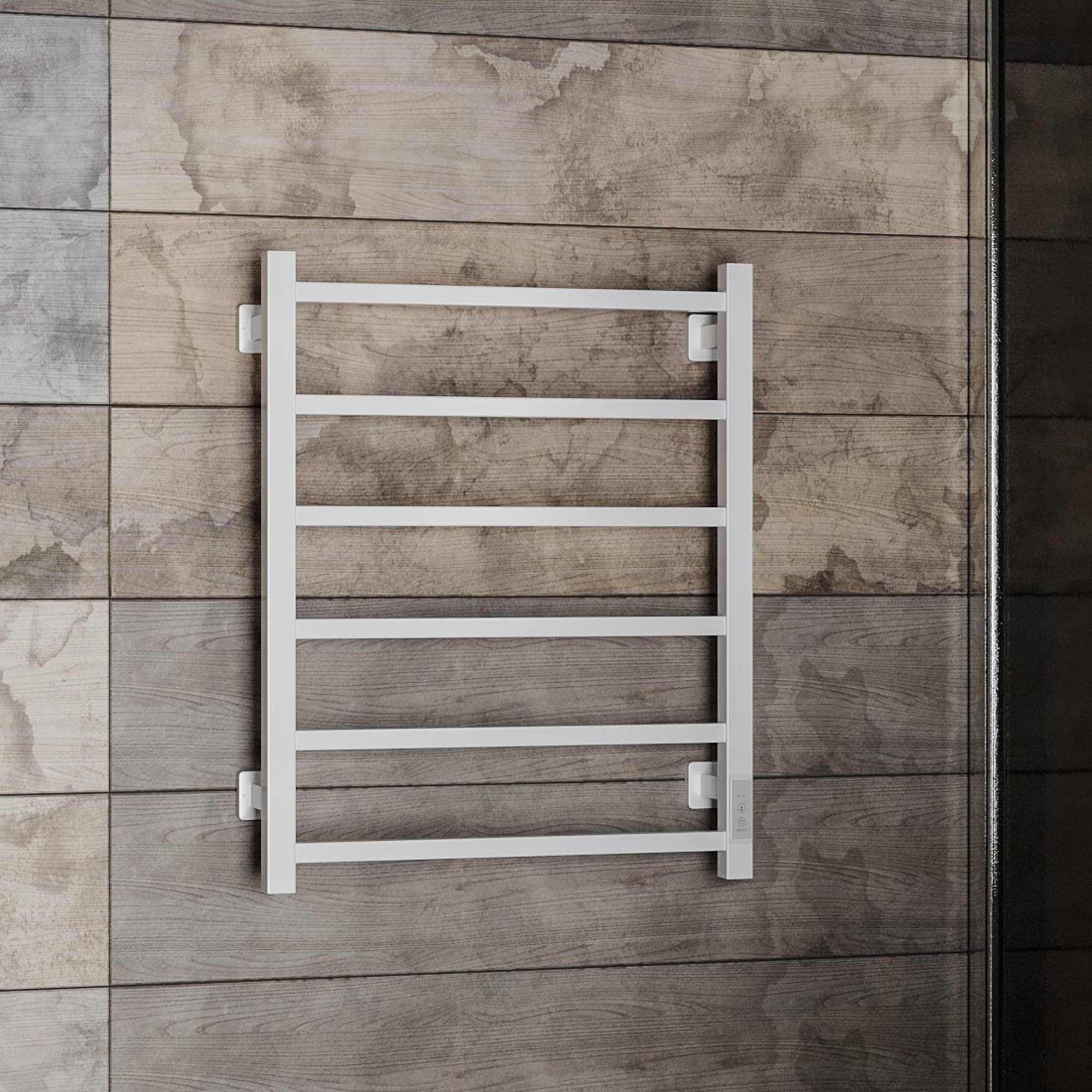 Полотенцесушитель Roxen Square BK-109SW-6T 11050-5365W (белый) - фото2