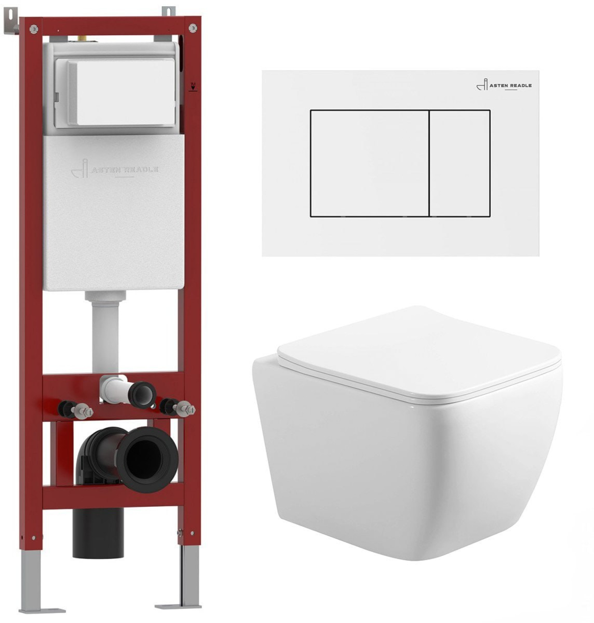 Унитаз подвесной Asten Readle Zentralmodul AR0601-135W - фото1