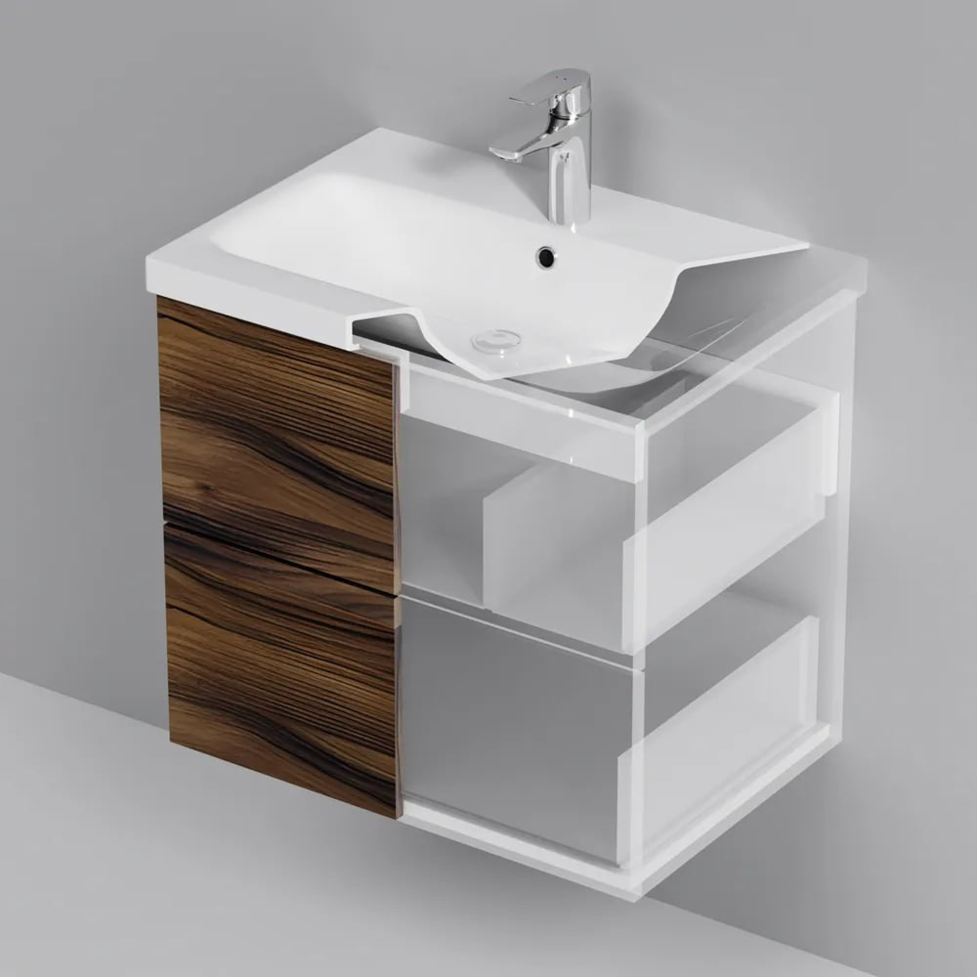 Мебель для ванных комнат AM.PM Тумба под умывальник Gem M90FHX0602HF фото-3