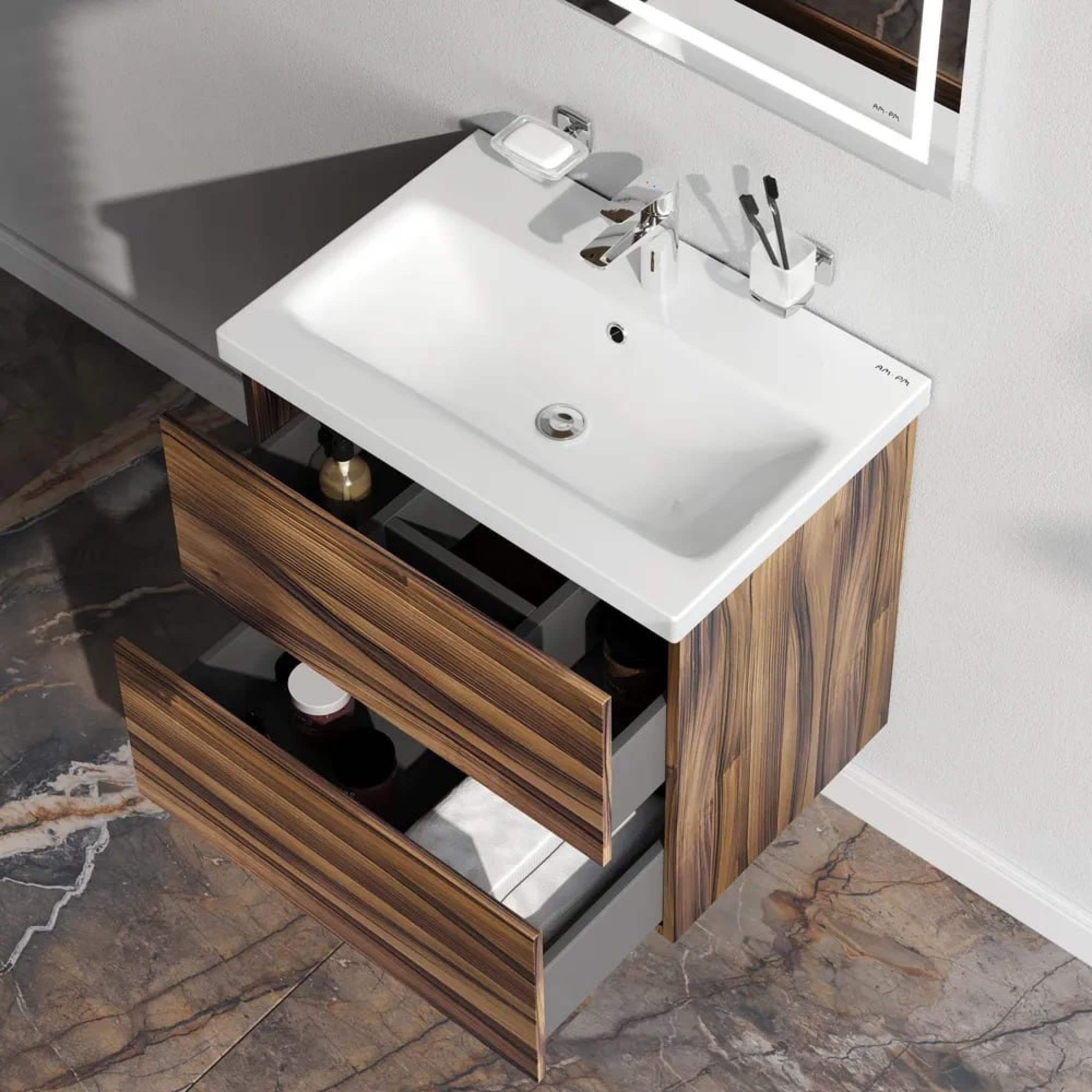 Мебель для ванных комнат AM.PM Тумба под умывальник Gem M90FHX0602HF фото-5