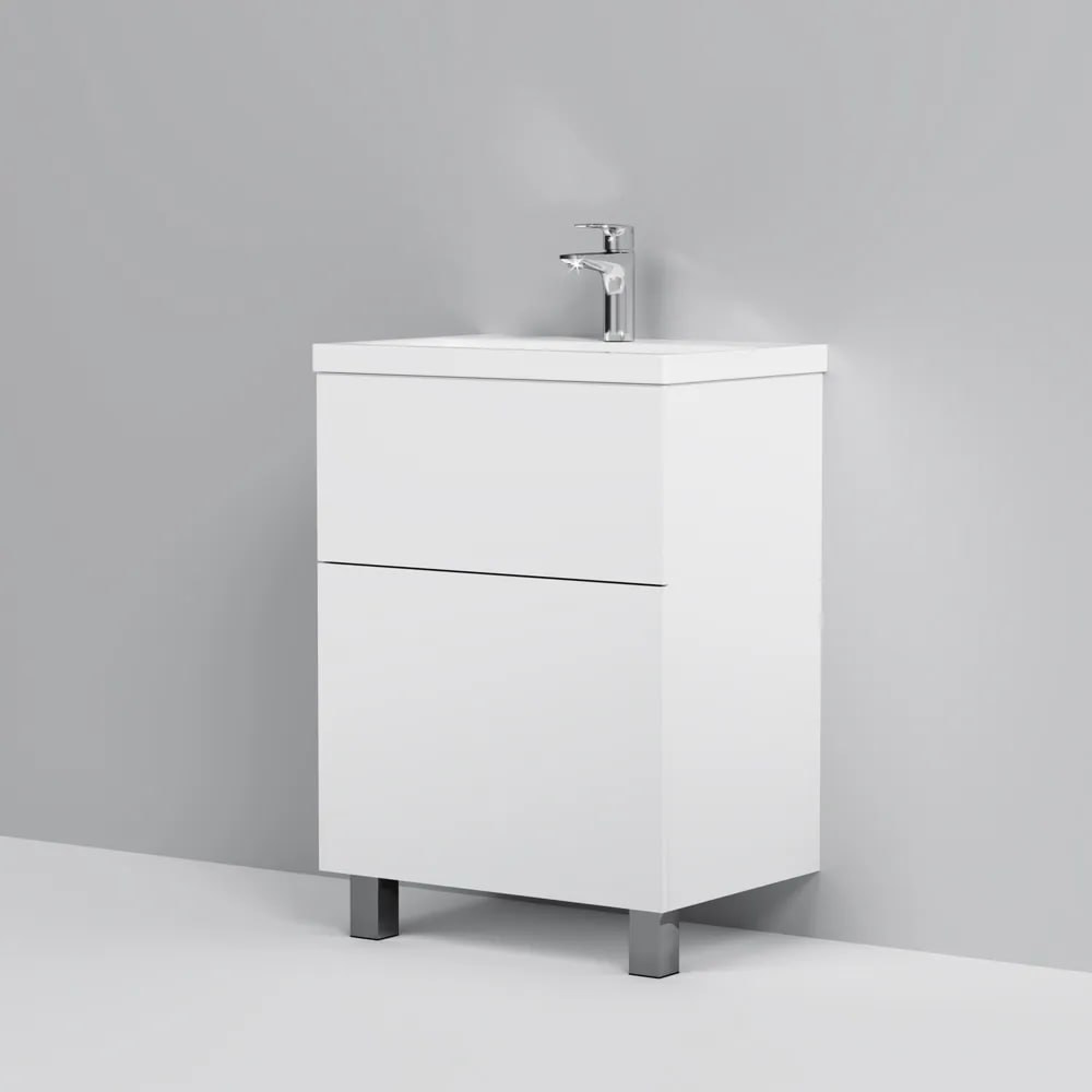 Мебель для ванных комнат AM.PM Тумба под умывальник GEM M90FSX06022WG32 фото-5