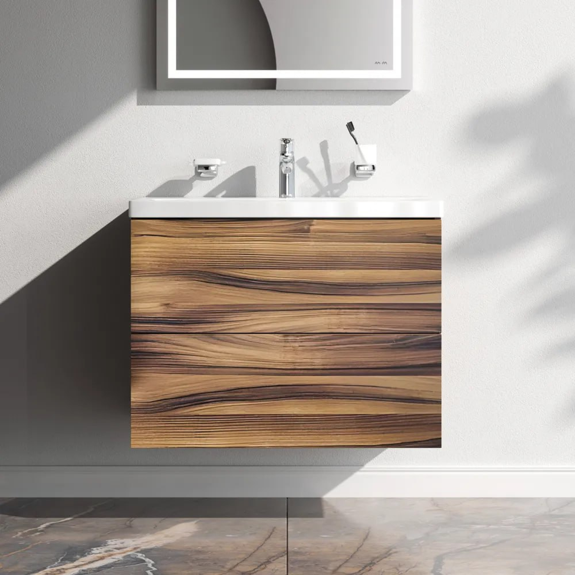 Мебель для ванных комнат AM.PM Тумба под умывальник Gem M90FHX0752HF - фото1 Мебель для ванных комнат AM.PM Тумба под умывальник Gem M90FHX0752HF - фото1