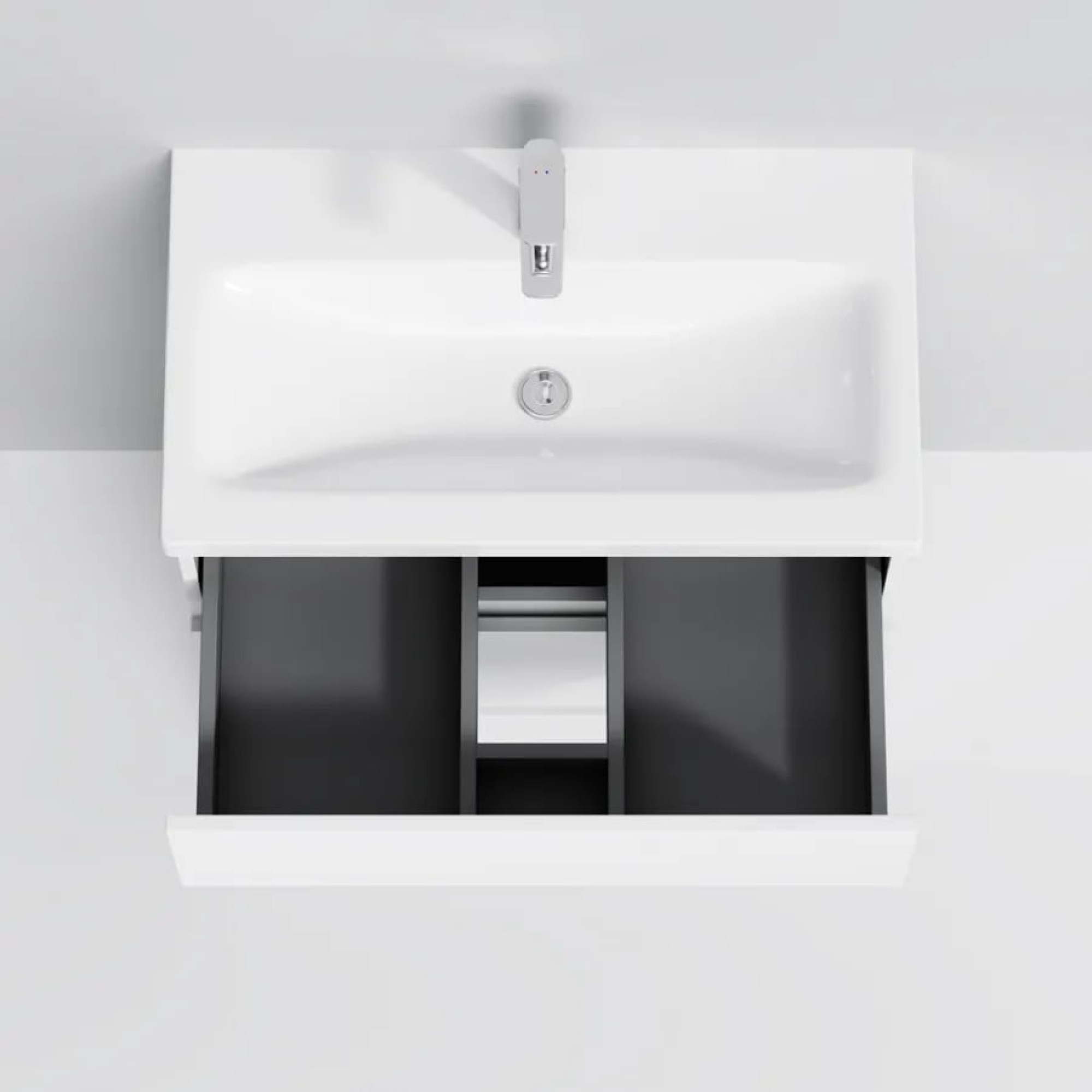 Мебель для ванных комнат AM.PM Тумба под умывальник Gem S 75 M91FSX0752WG (белый) фото-5
