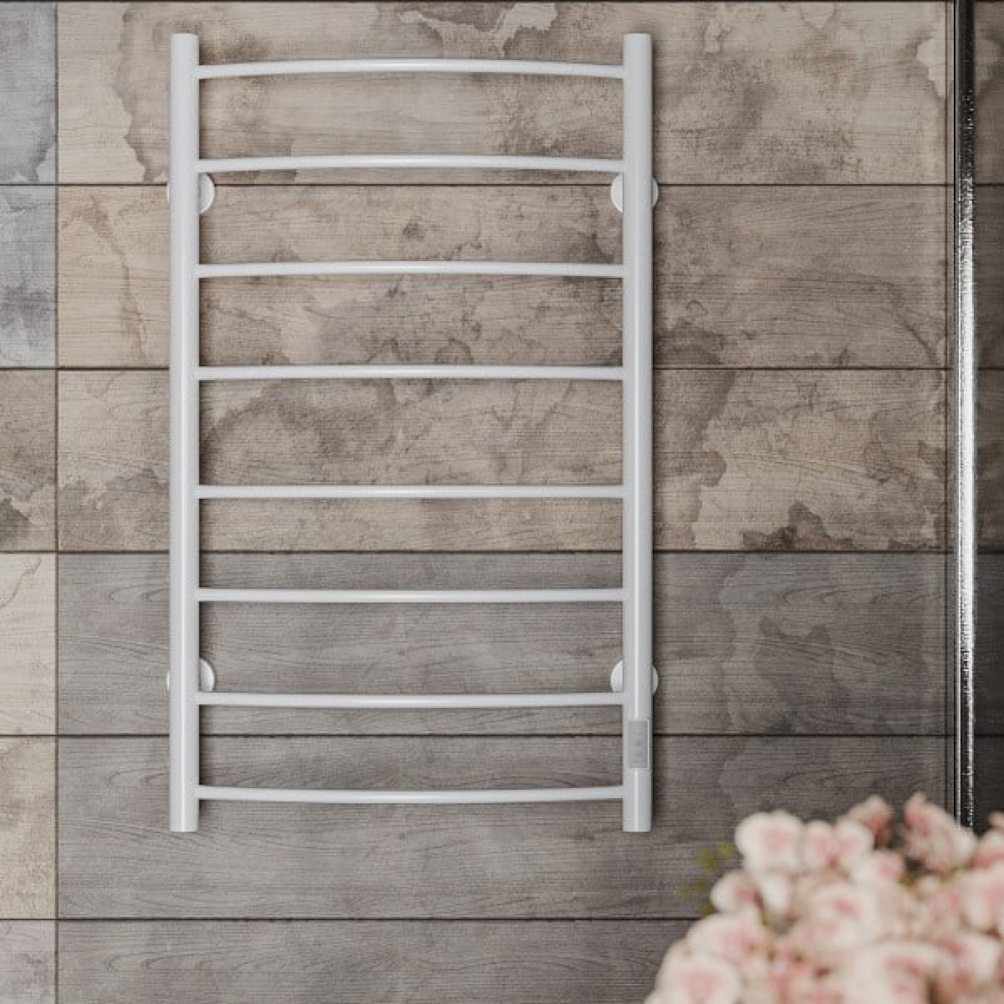 Полотенцесушитель Roxen Santi BK-109AW-8T 11030-5385W (белый) - фото1