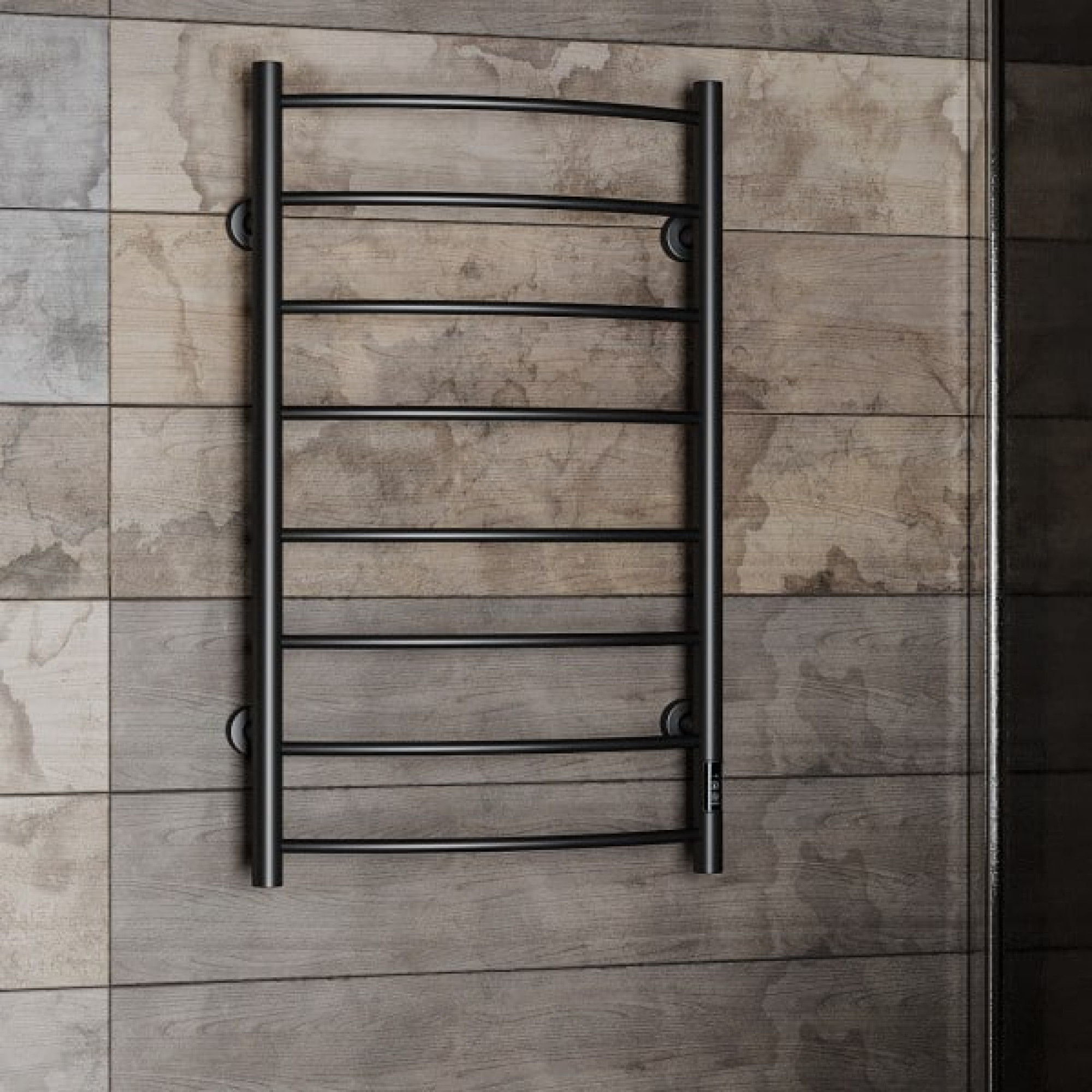 Полотенцесушитель Roxen Santi BK-109AW-8T 11030-5385B (черный) - фото2