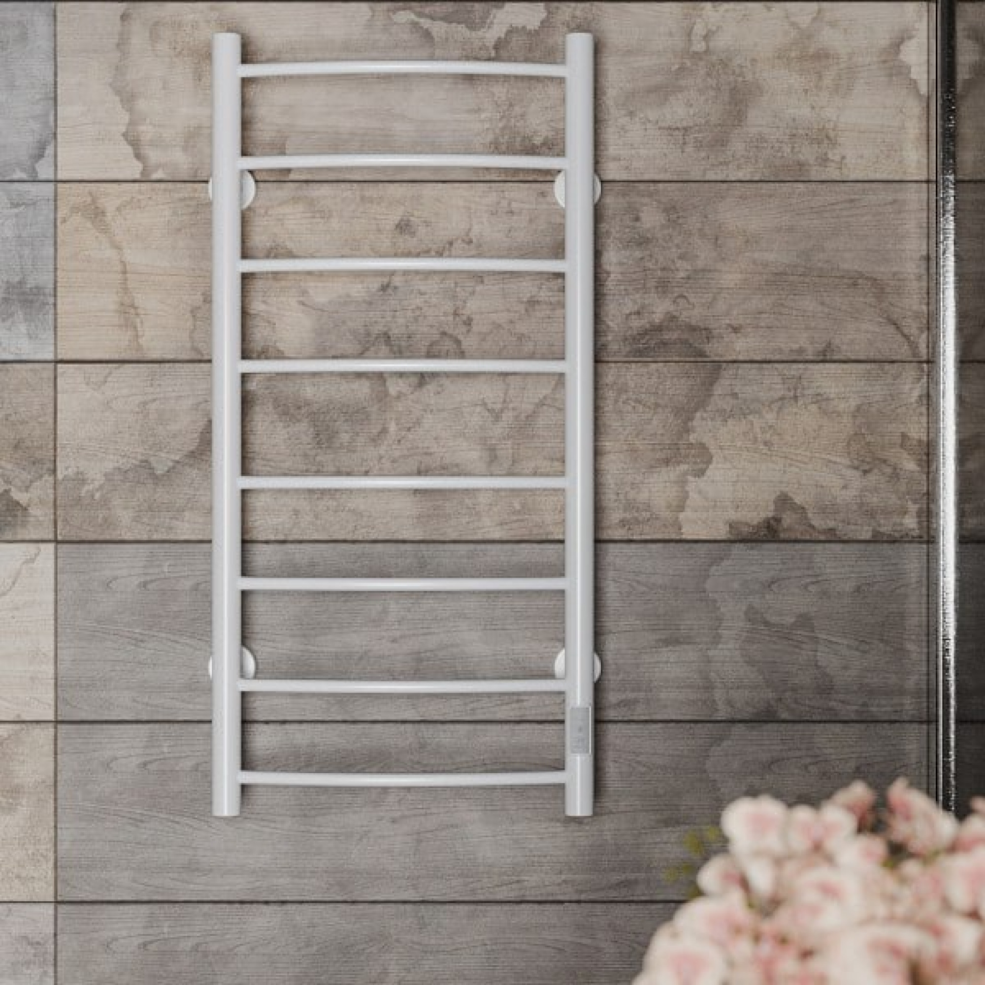 Полотенцесушитель Roxen Santi BK-109AW-8T 11030-4385W (белый) - фото2