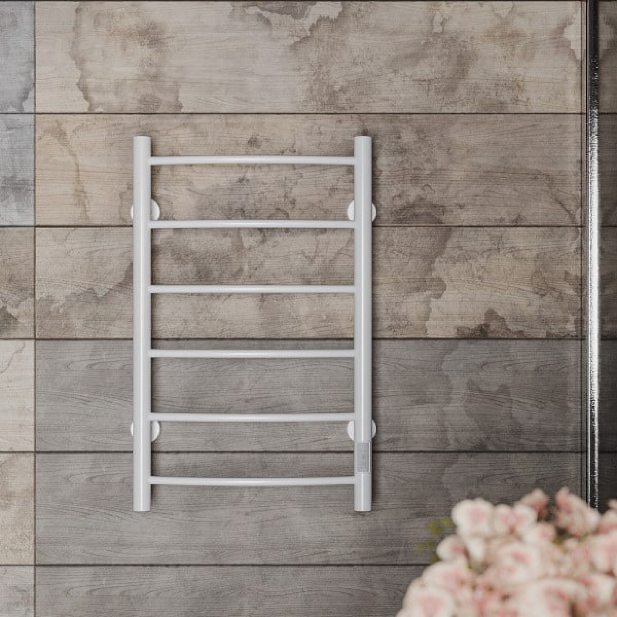 Полотенцесушитель Roxen Santi BK-109AW-6T 11030-4365W (белый) - фото1